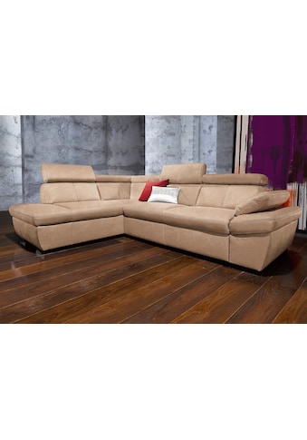 exxpo - sofa fashion Ecksofa »Salerno« su Kopfteil- ir Armt...