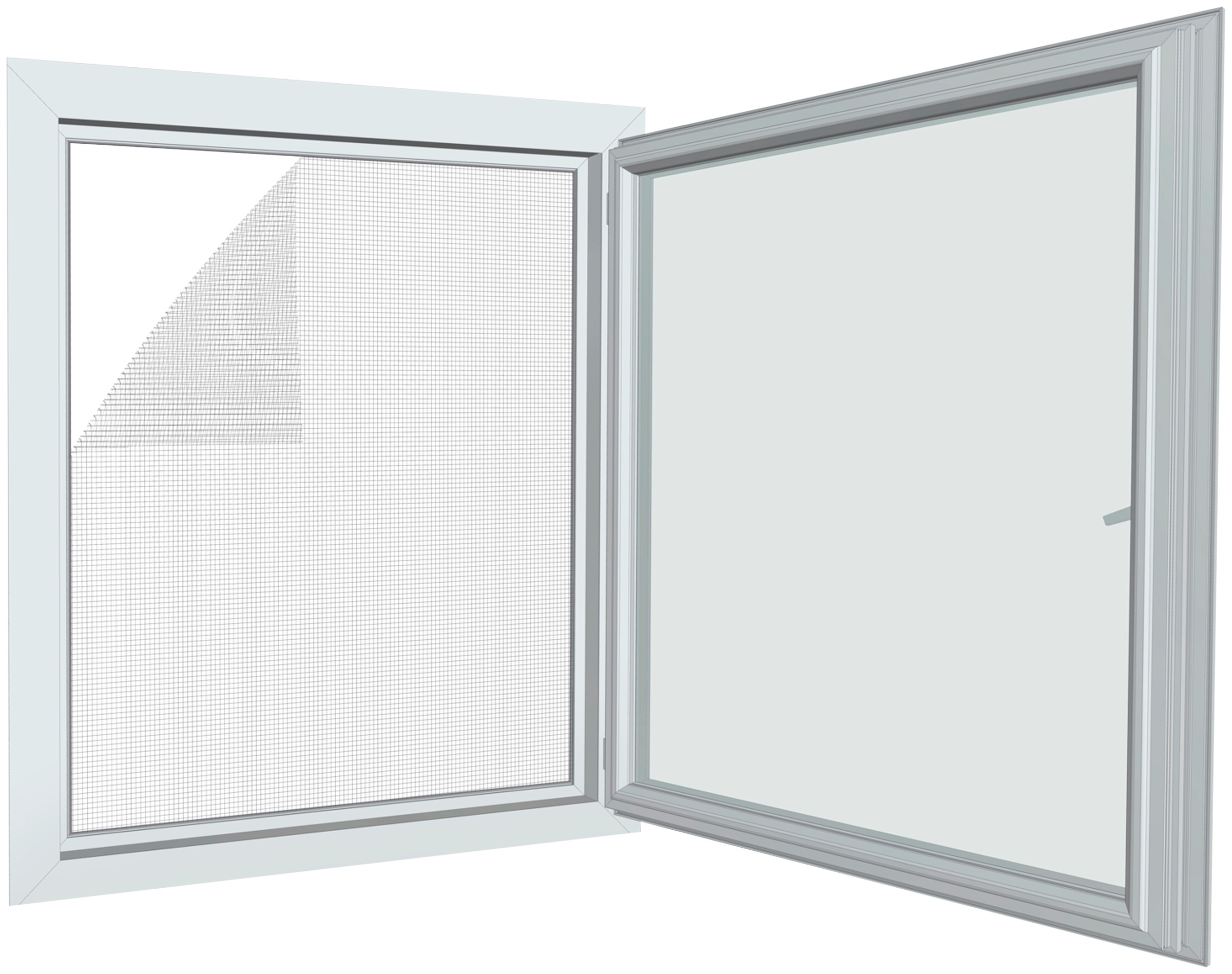 Windhager Pollenschutzgitter Set, 2 Stk. tlg. BxH: 130x150 cm, inkl. Klettband