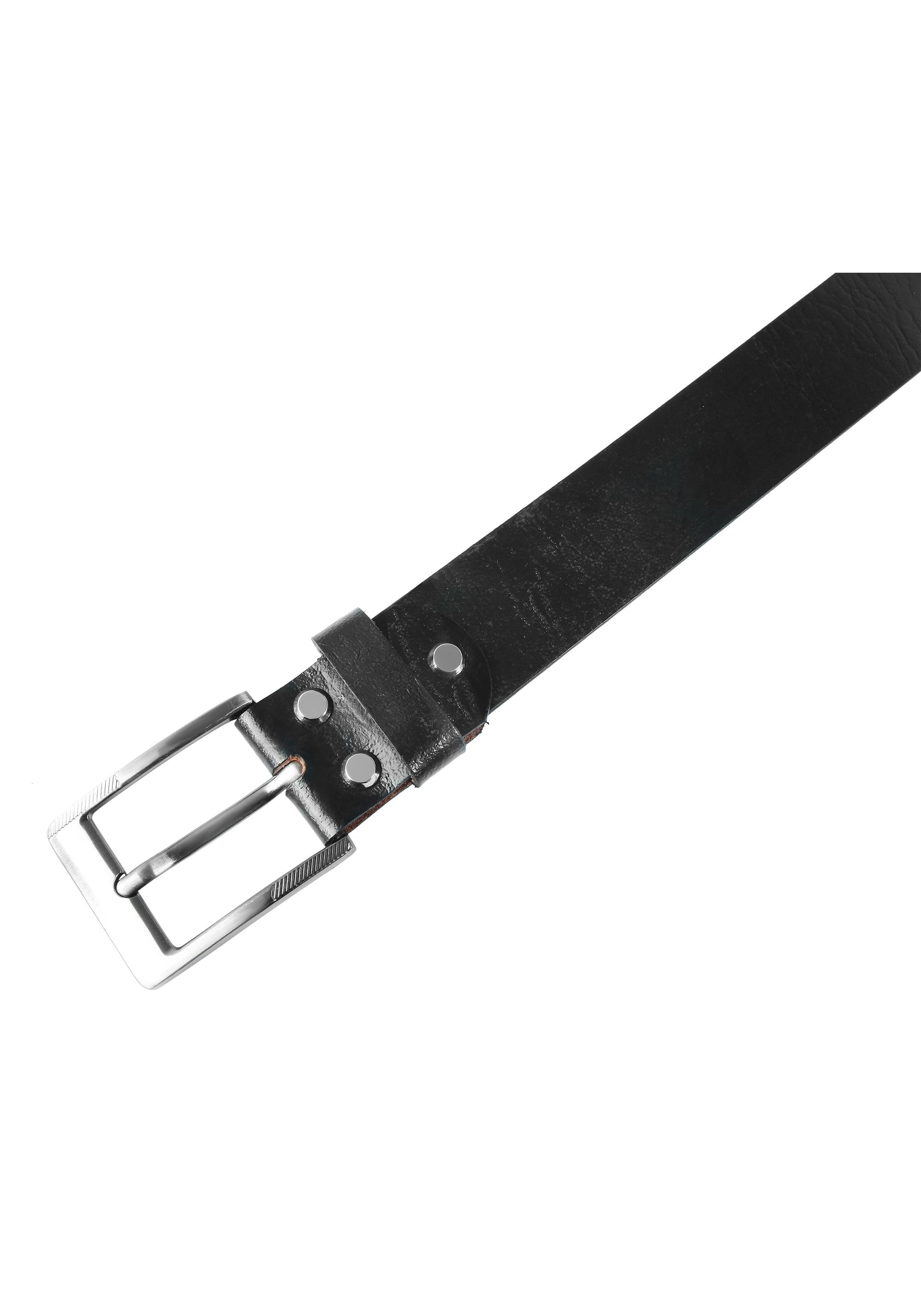 Leonardo Verrelli Ledergürtel »90 cm - 130 cm (Bundweite) in Schwarz aus 100% Echtleder,«