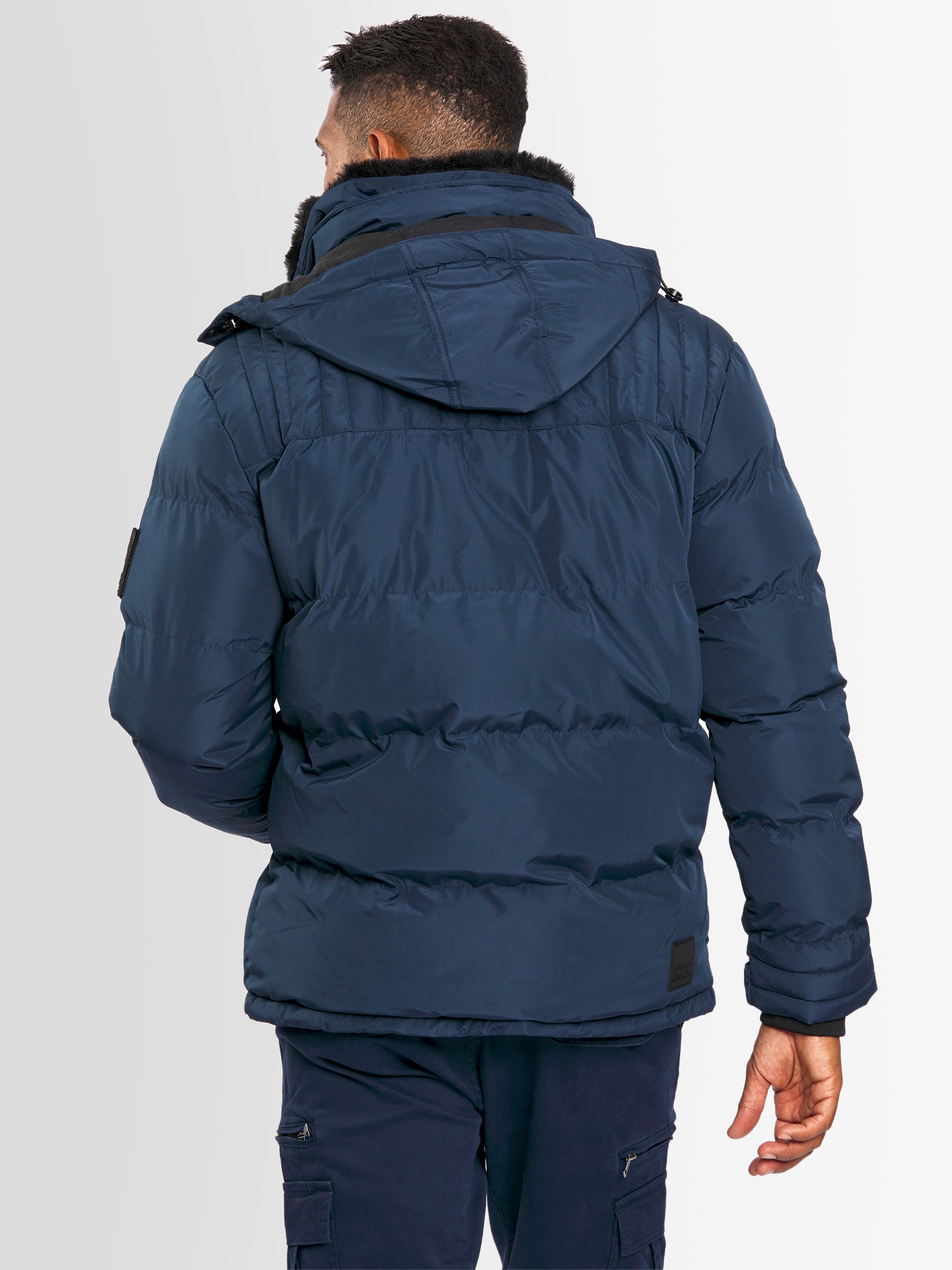 Alessandro Salvarini Winterjacke »ASEzkimo«, mit warmen Teddyfell