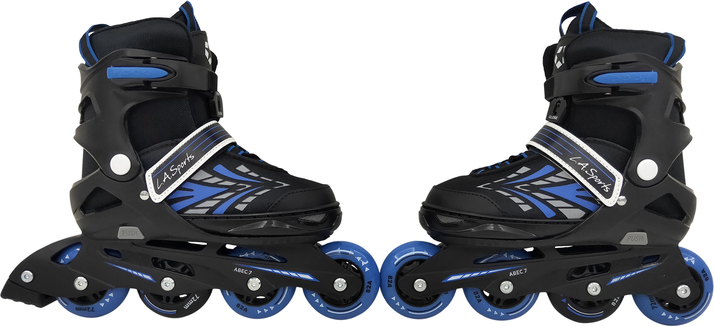 L.A. Sports Inlineskates »Softboot Kinder | 5 BAUR Größen Größenverstellung Jugendliche verstellbar«