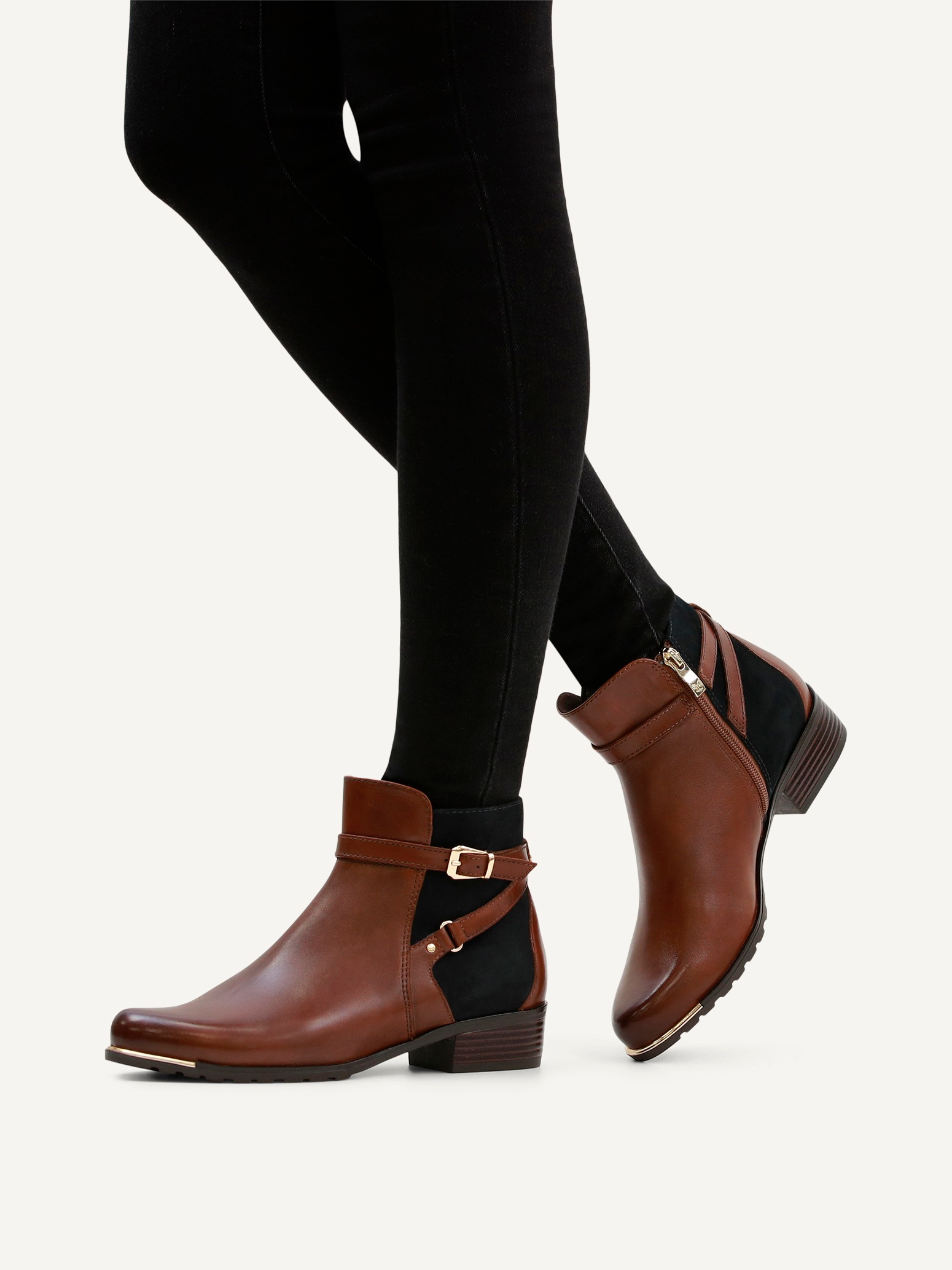 Caprice Stiefelette, Blockabsatz, Boots mit Zierschnalle und Zierriemchen günstig online kaufen