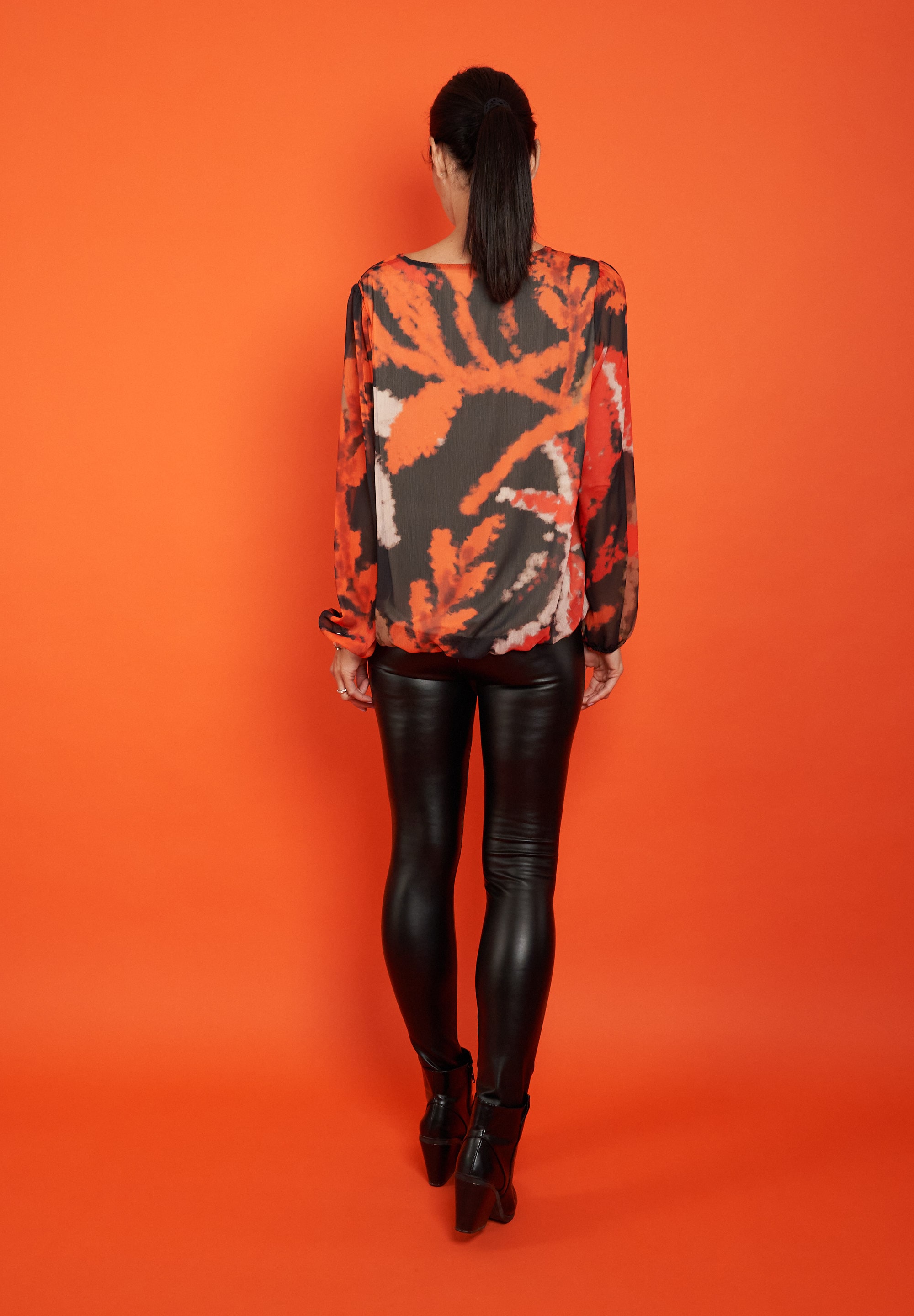 Seidel Moden Langarmbluse mit All-Over Print, MADE IN GERMANY