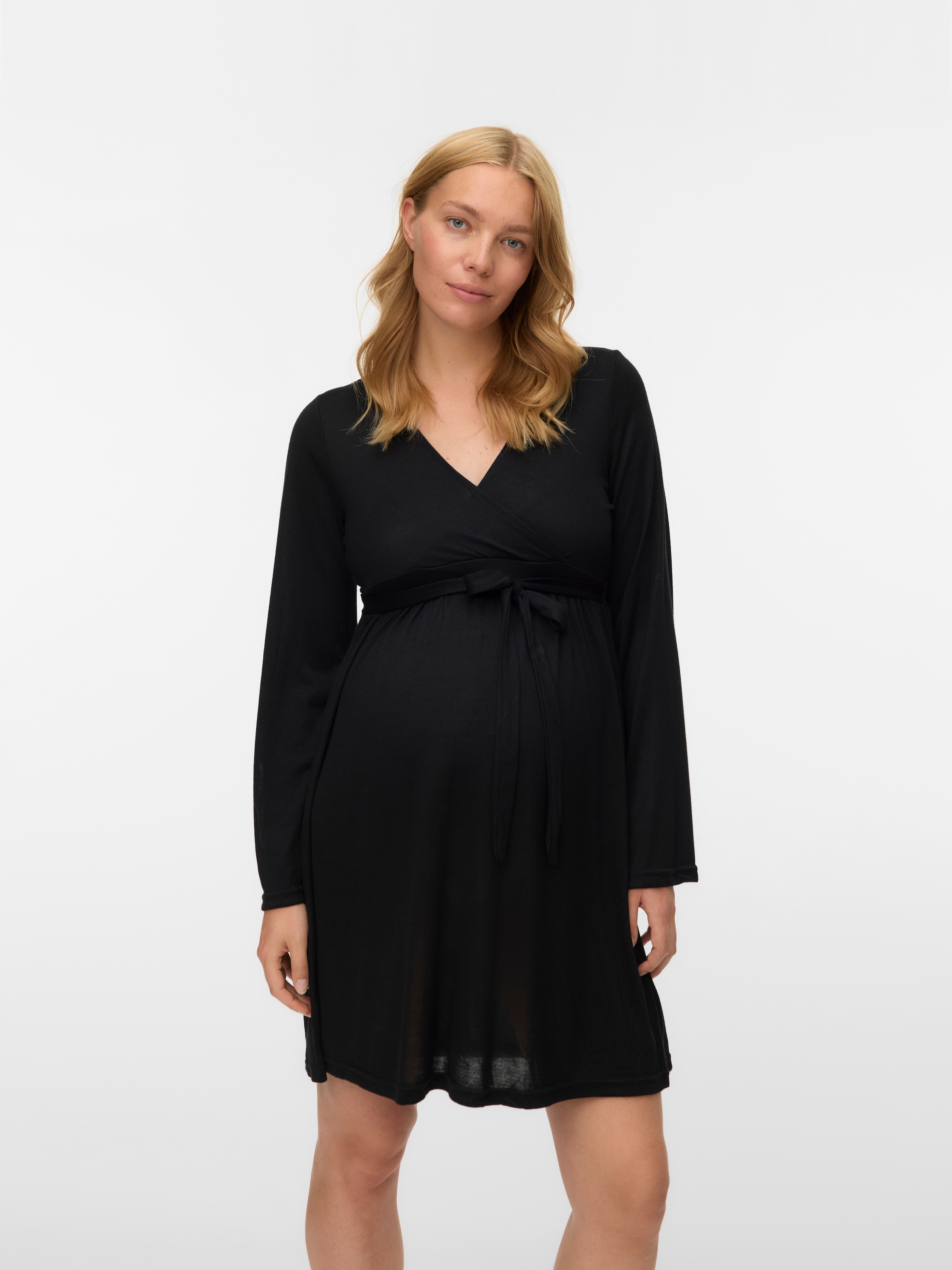 Mamalicious Umstandskleid "MLMAEVE TESS LS JRS DRESS 2F NOOS" Stilllage unt günstig online kaufen