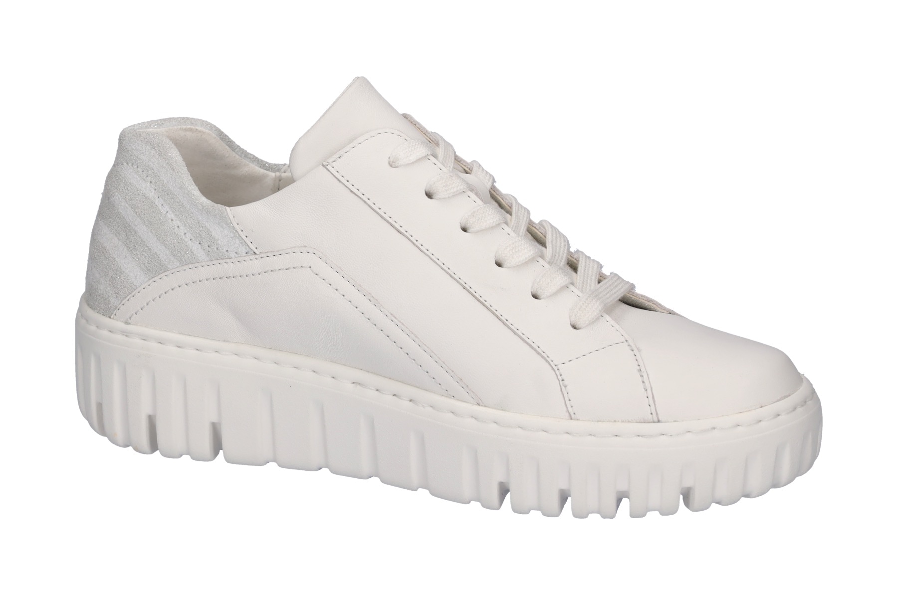Waldläufer Plateausneaker »H-LIVIA«, Schnürer, Halbschuh, Freizeitschuh mit Außen-Reißverschluss