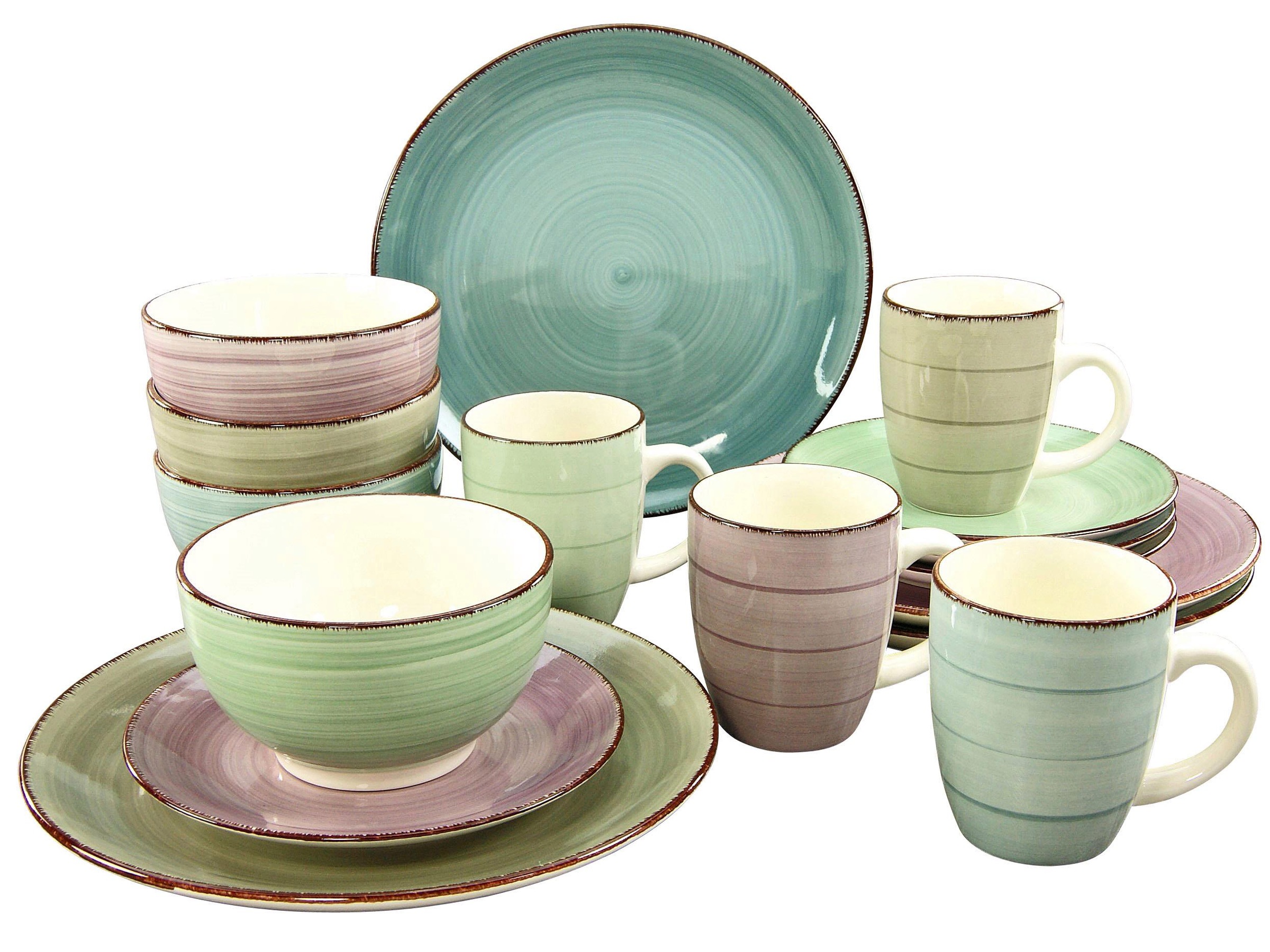 Black Friday CreaTable Kombiservice »GeschirrSet Bella Casa«, (Set, 16