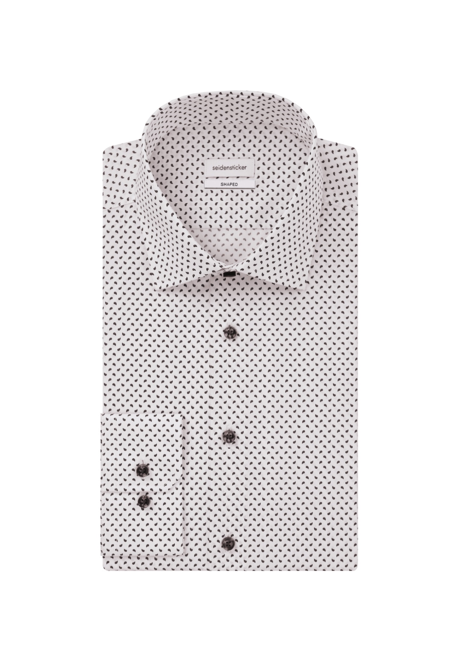 seidensticker Businesshemd »Shaped«, Shaped Langarm Kentkragen Paisley