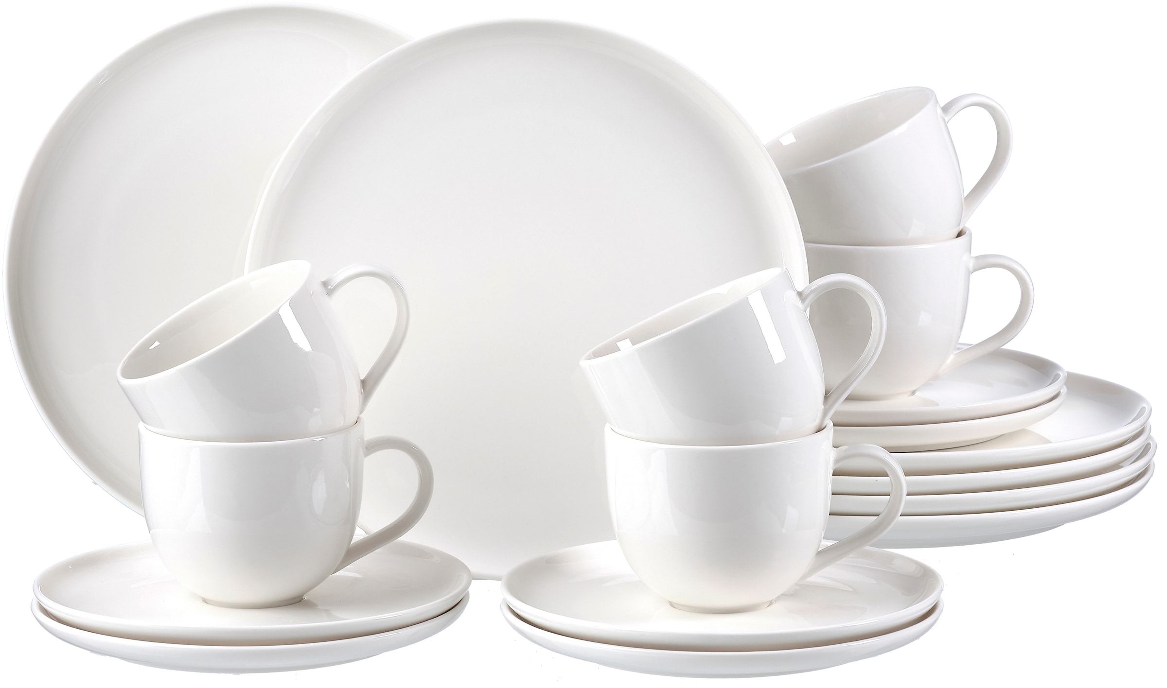 Ritzenhoff & Breker Kaffeeservice "Geschirr-Set, Service Skagen", (Set, 18 tlg.), im Scandic Style, 18 Teile, für 6 Pers