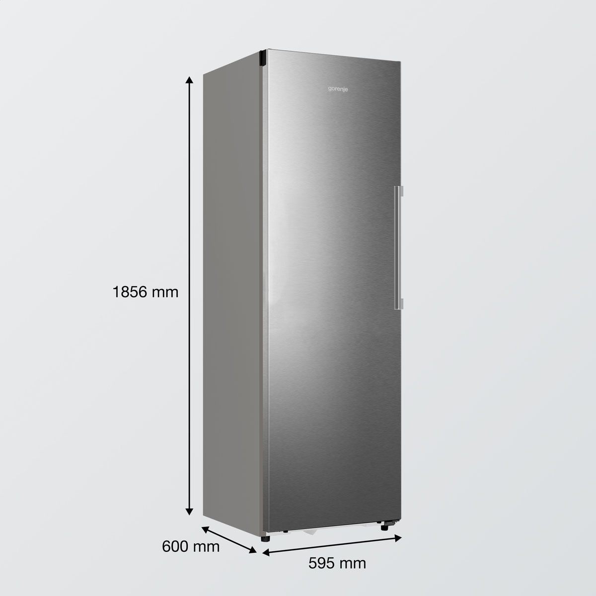 GORENJE Gefrierschrank »FNC618C6XWF« 185,6 cm hoch 59,5 cm breit Perfect KitchenFit - passt sich in die Küchennische an