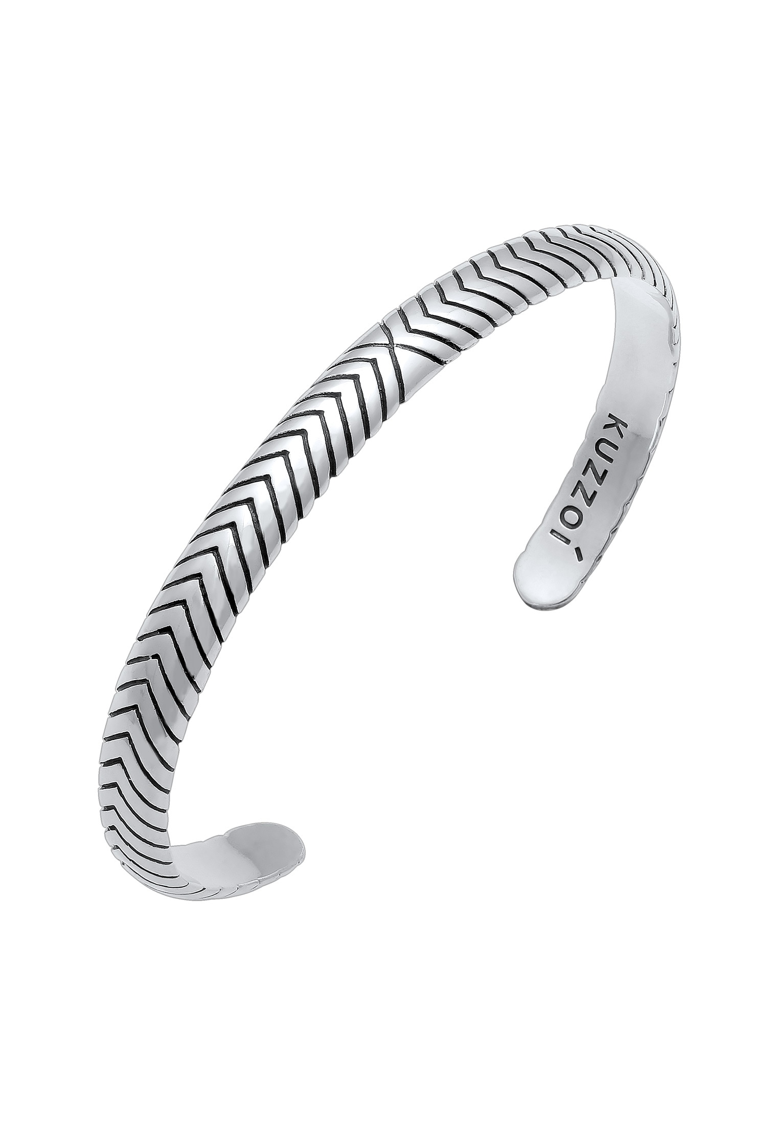 Kuzzoi Armband »Herren bestellen Armreif 925 BAUR ▷ Verstellbar Silber« Oxidiert 