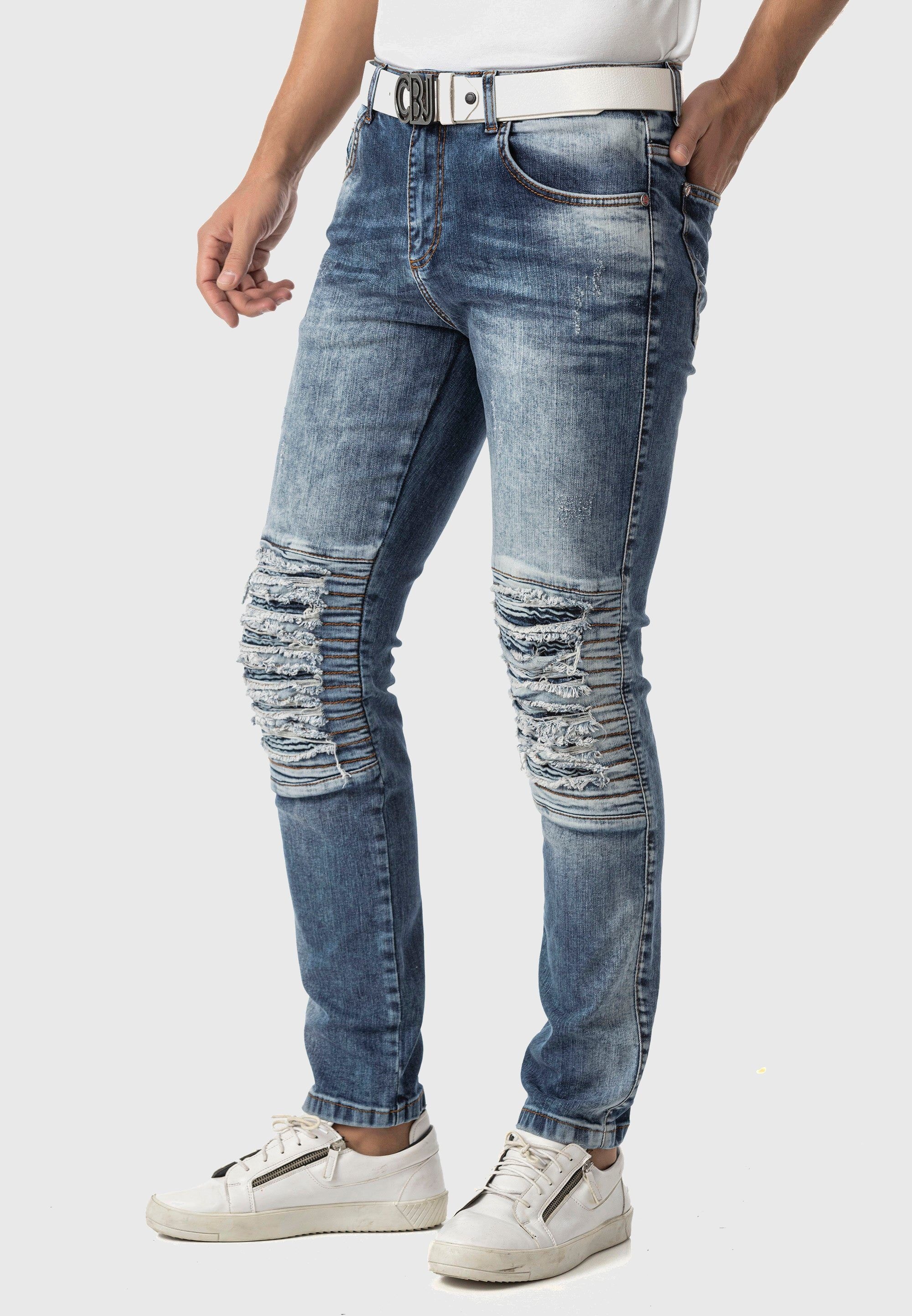 Cipo & Baxx 5-Pocket-Jeans »Jeans«, im Used-Look
