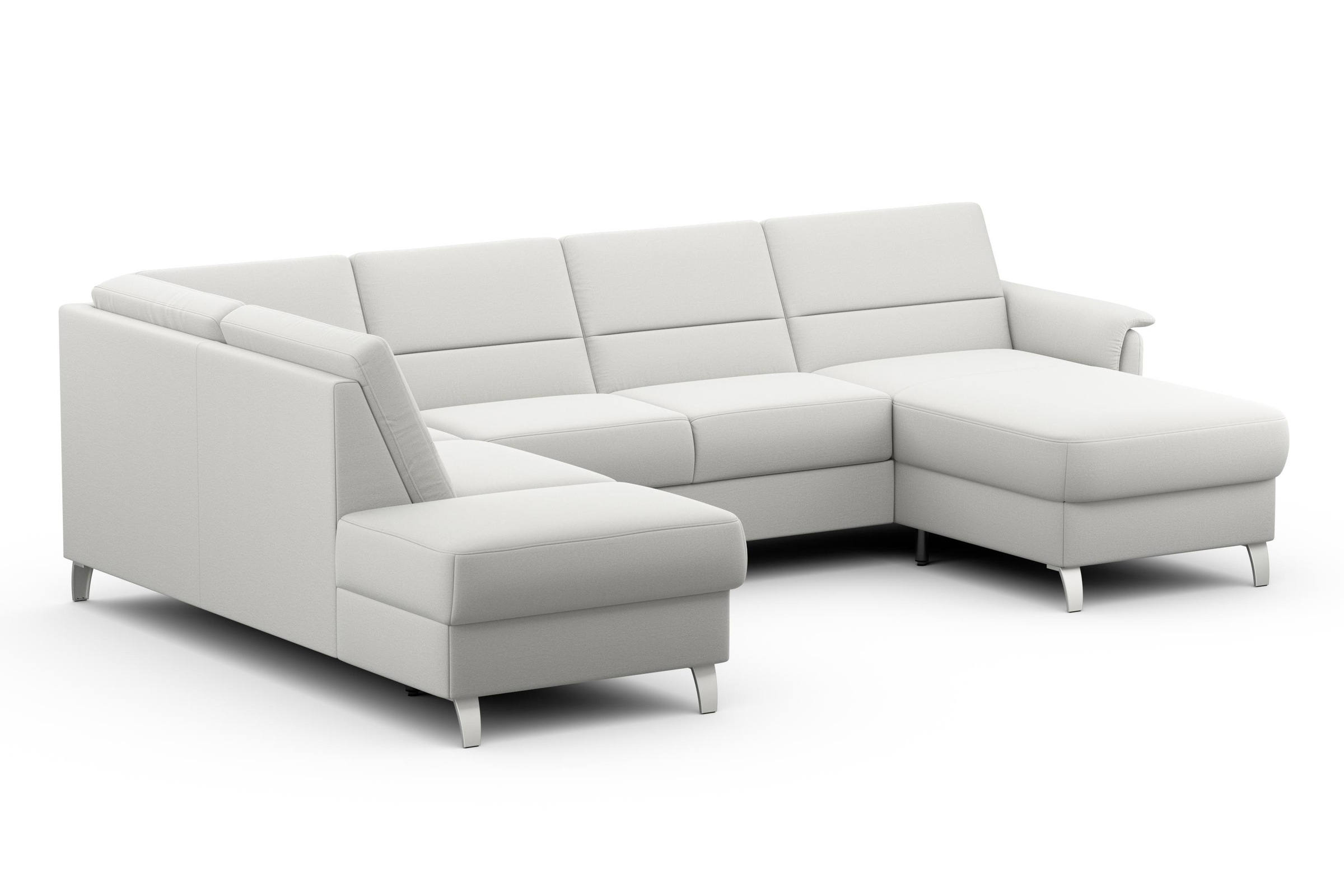 sit&more Wohnlandschaft »Palmera U-Form«, Federkern, wahlweise mit Bettfunktion und mit/ohne Stauraum