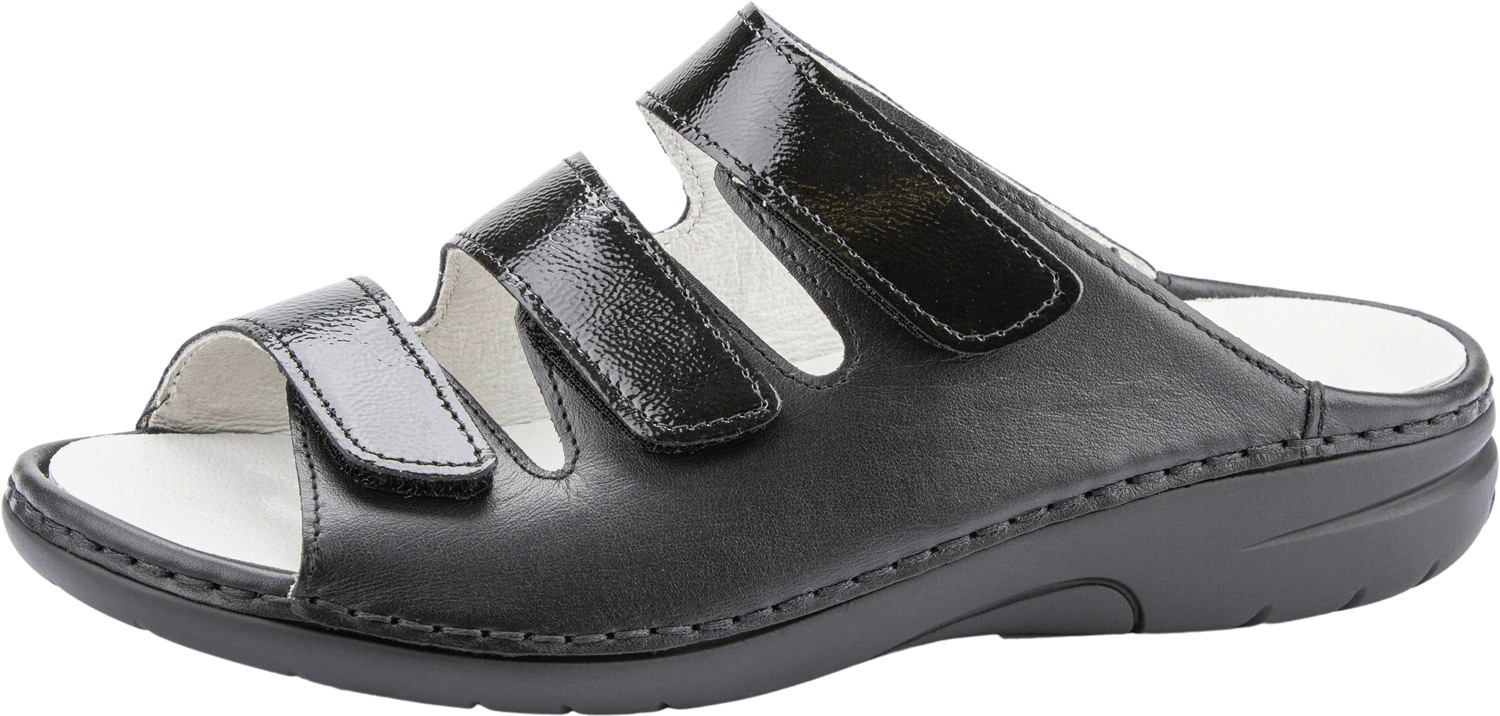 Waldläufer Sandalette "Gunna", Komfortschuh, Klettschuh, Hausschuh in Bequemweite G (= weit)