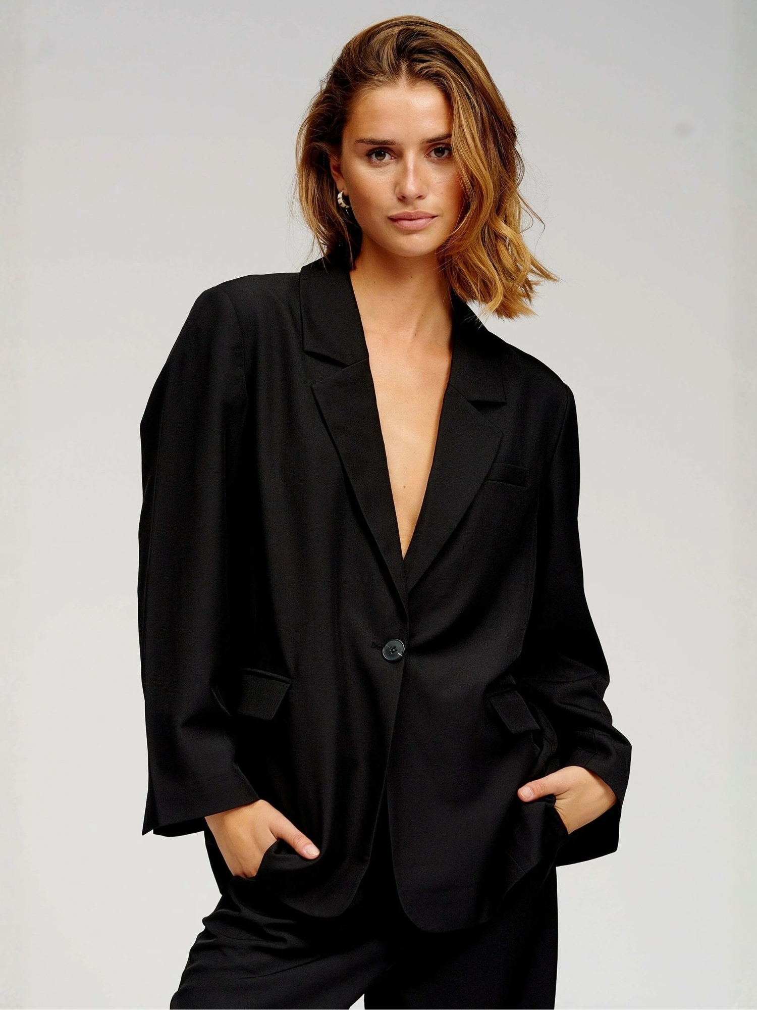 TeeShoppen Kurzblazer "TEESHOPPEN Blazers Oversized"