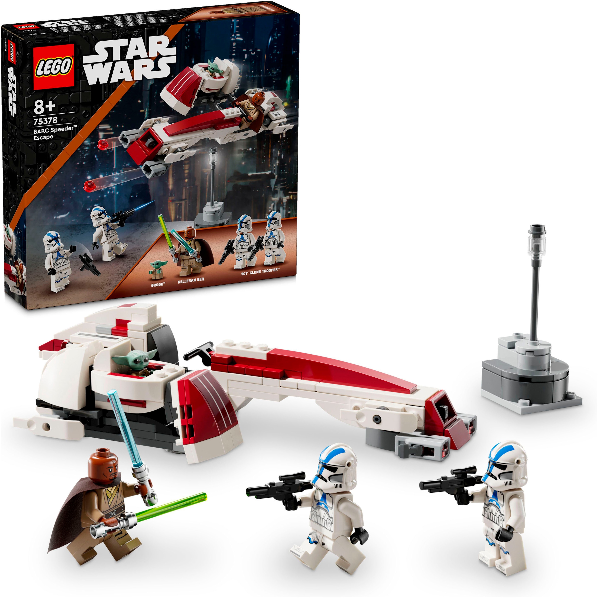 Konstruktionsspielsteine »Flucht mit dem BARC Speeder™ (75378), LEGO Star Wars TM«,...