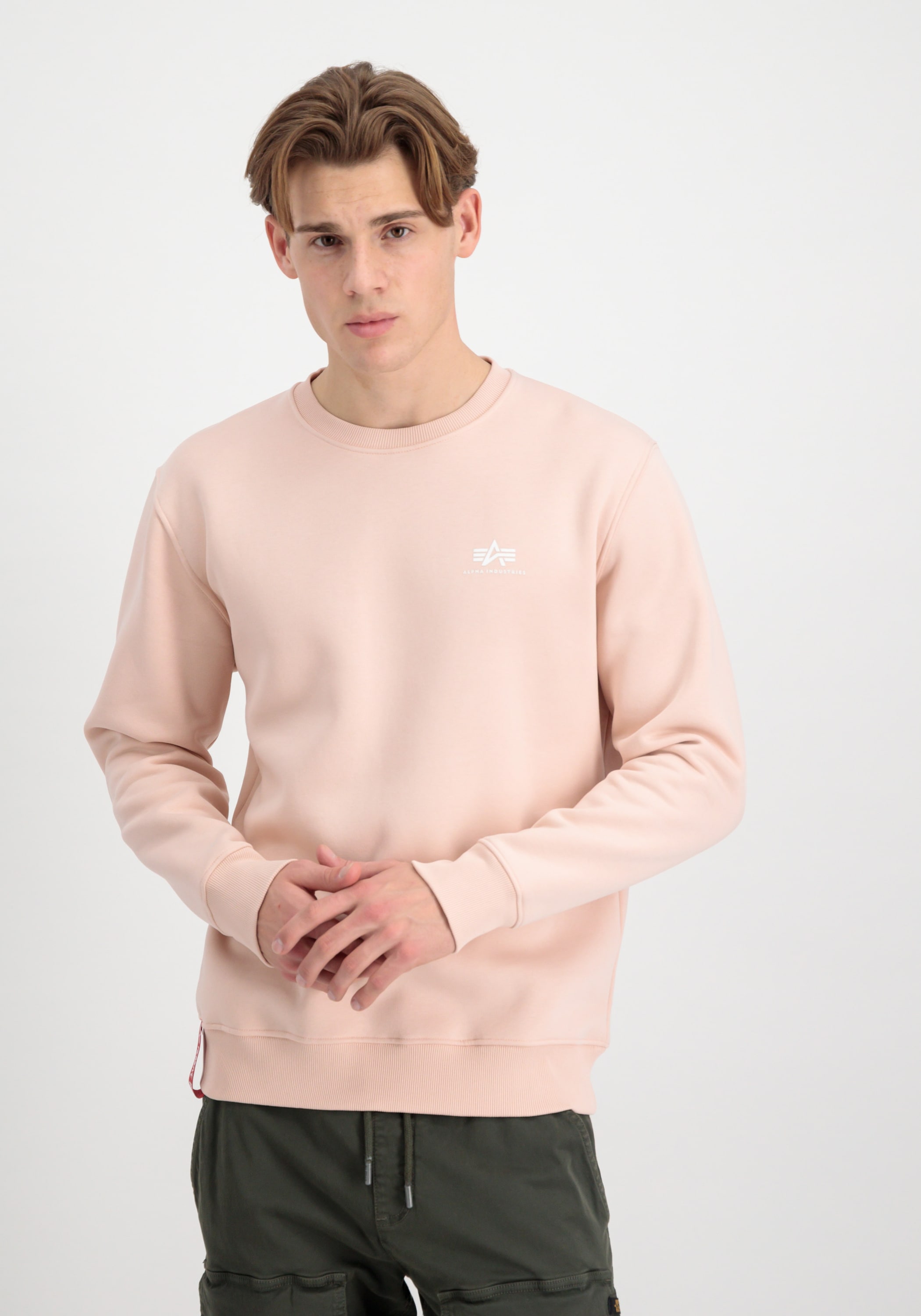 Alpha Industries Sweater "Alpha Industries Men - Sweatshirts Basic Sweater Small Logo"