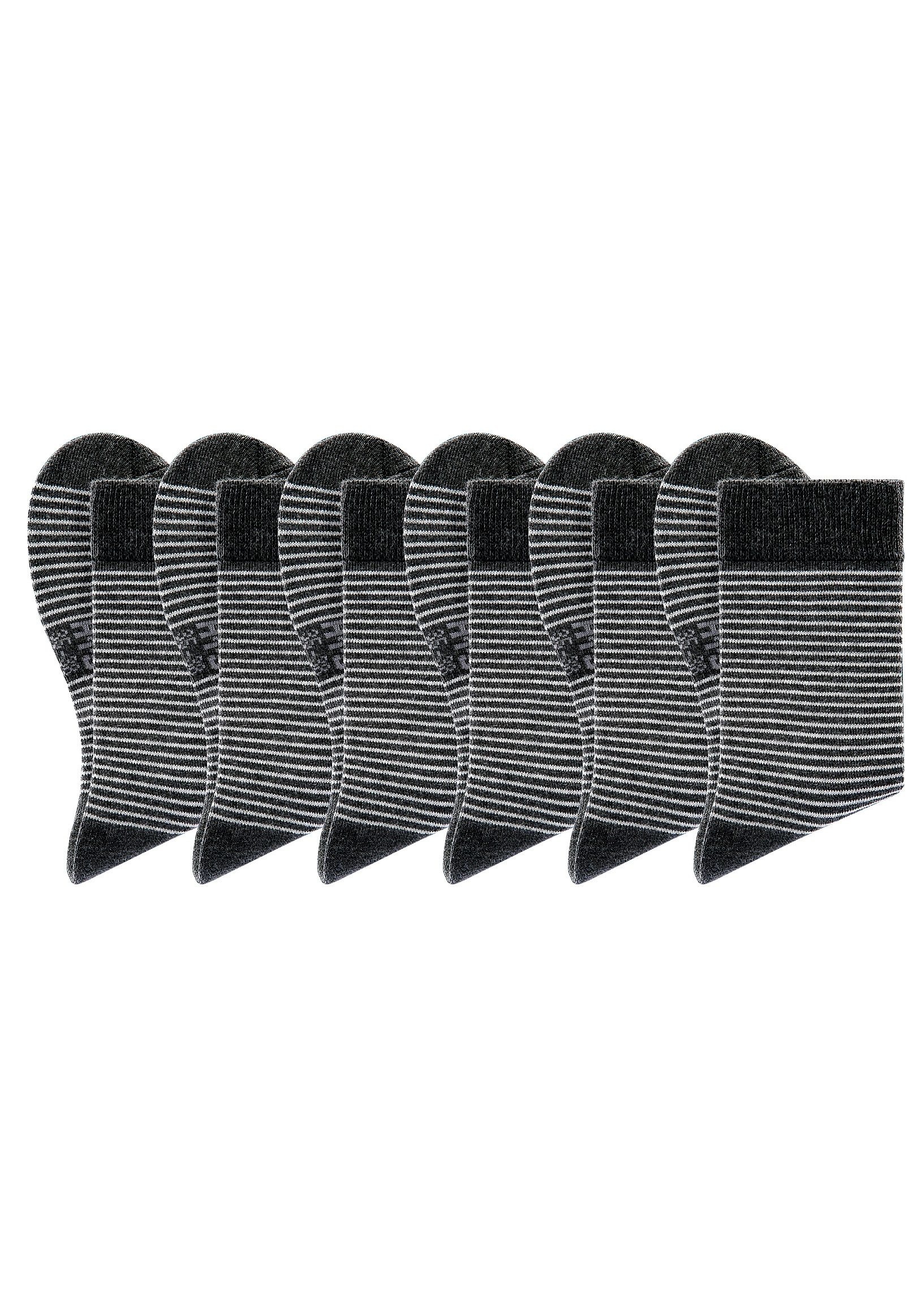 H.I.S Socken Packung, 6 Stk. tlg. mit druckfreiem Bündchen günstig online kaufen