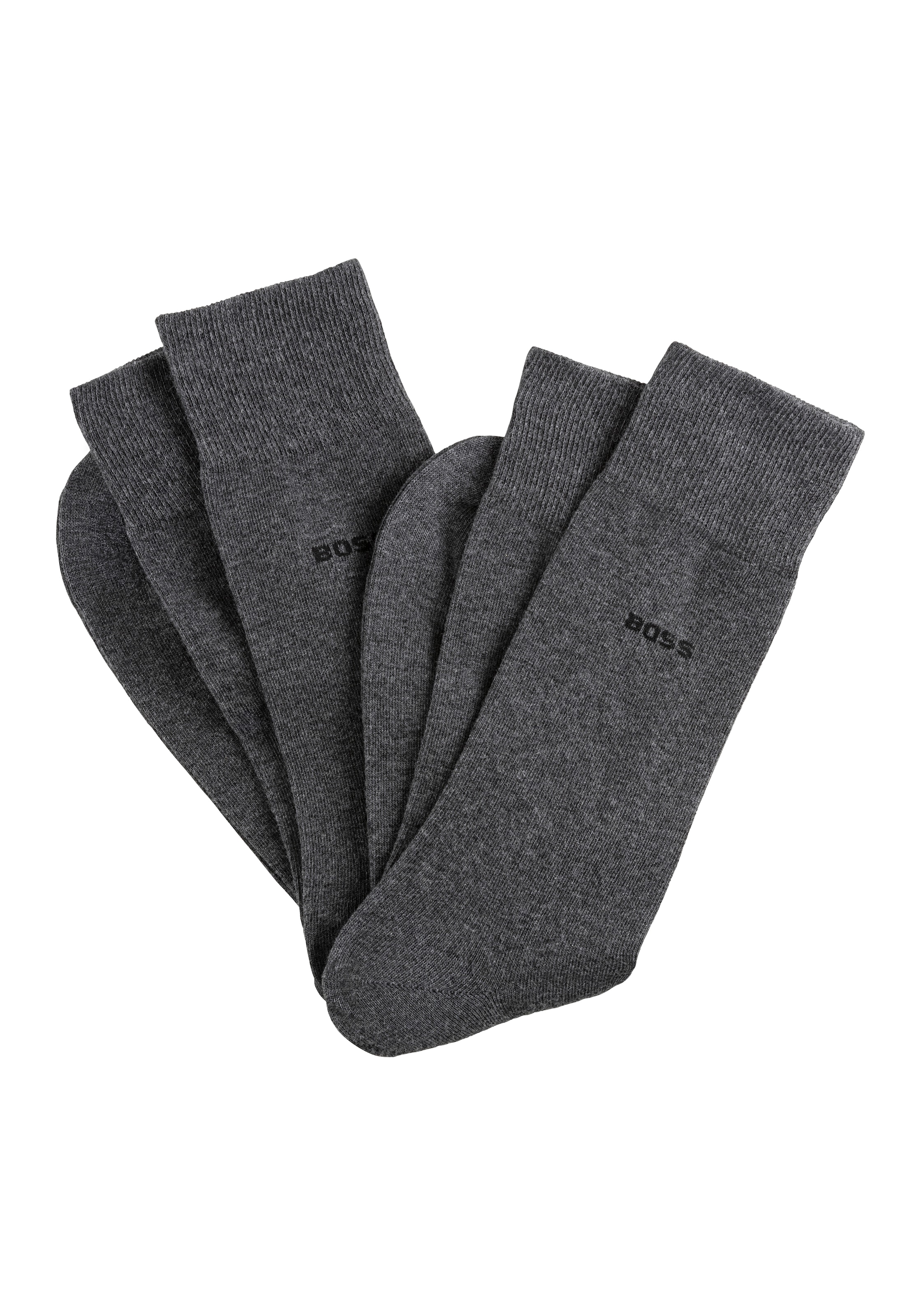 BOSS Businesssocken "2P RS Uni CC", (Packung, 2 Paar, 2er), mit Markenlogo