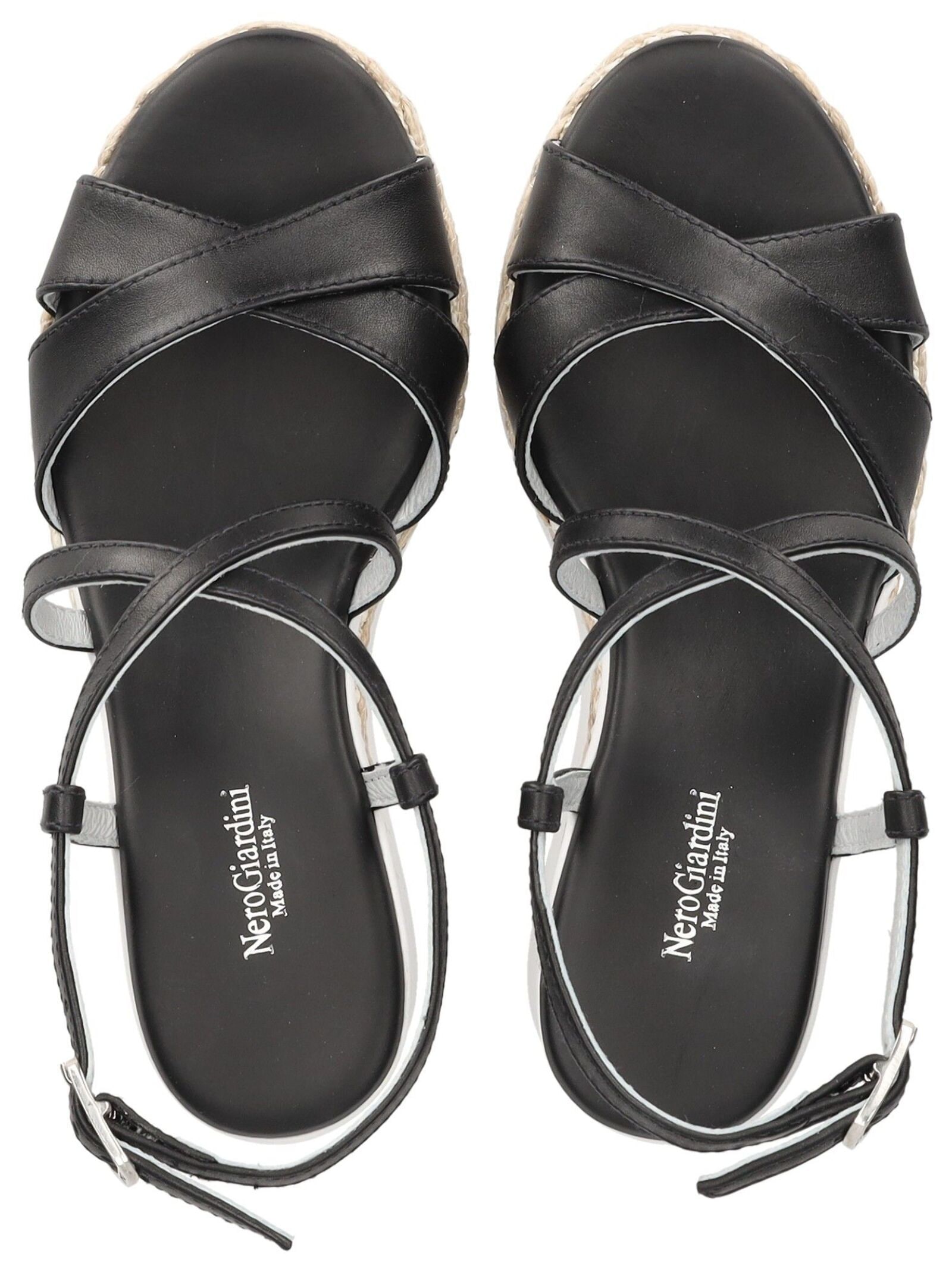 Nero Giardini Keilsandalette »Nero Giardini Sandalen Leder«