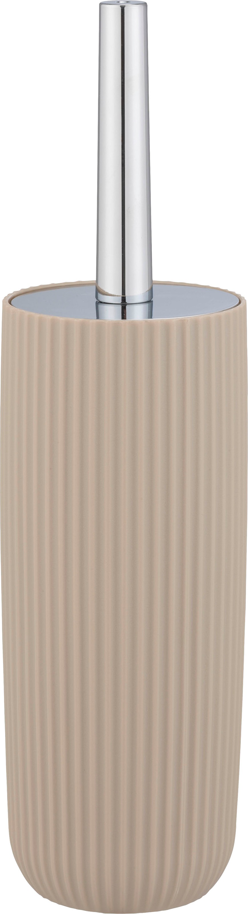 WENKO WC-Garnitur "Agropoli", aus Kunststoff, beige, mit geschlosssener Form