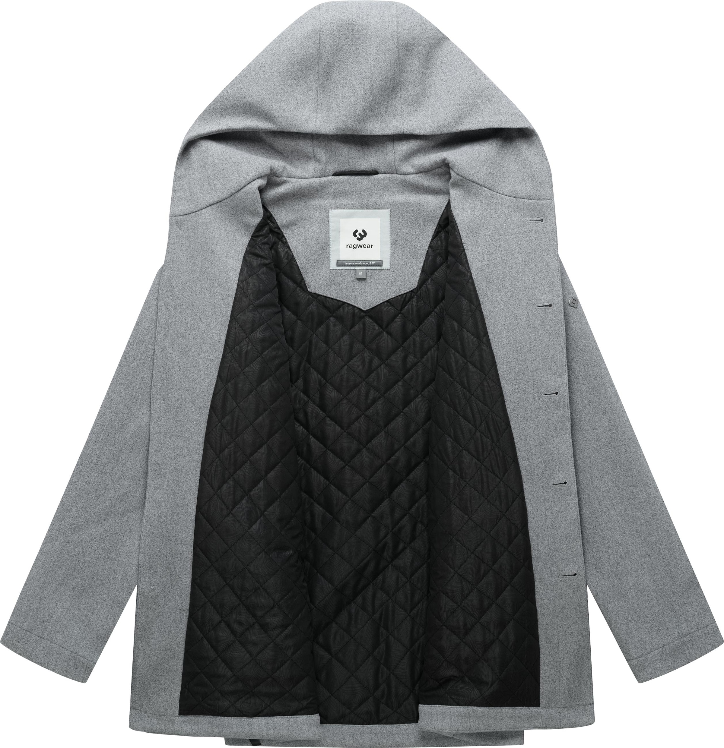 Ragwear Kurzmantel »Badyan Y« Kurzer Mantel in Wollmantel-Optik