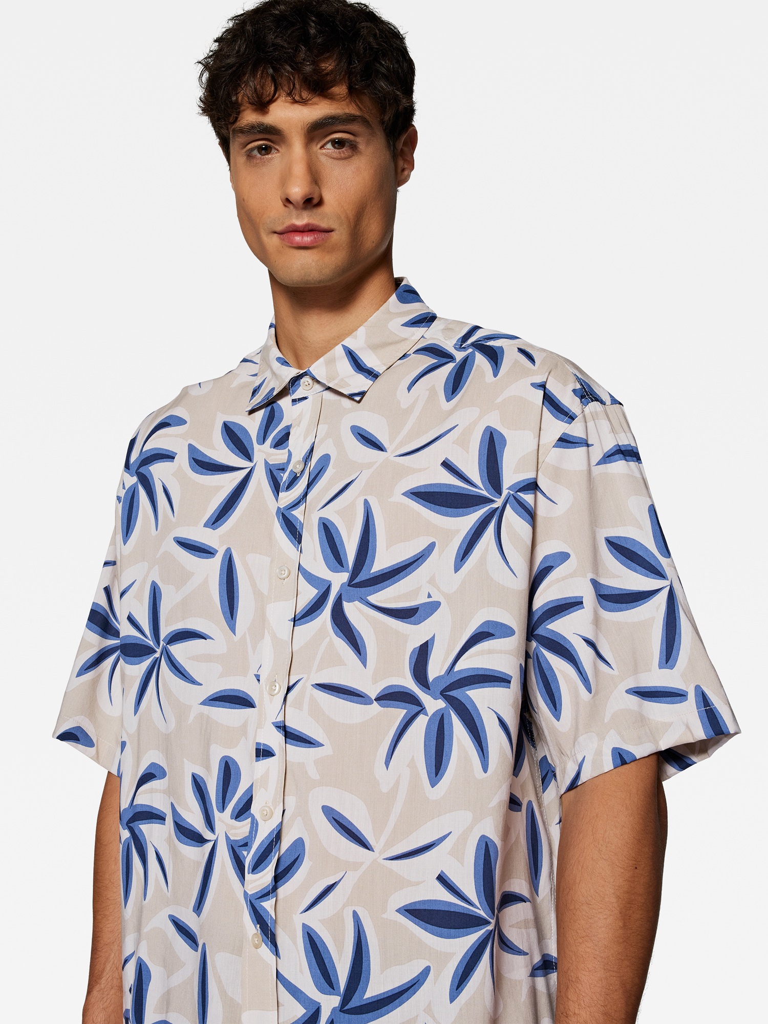 Mavi Langarmhemd »PRINTED SHIRT«, Kurzarmhemd