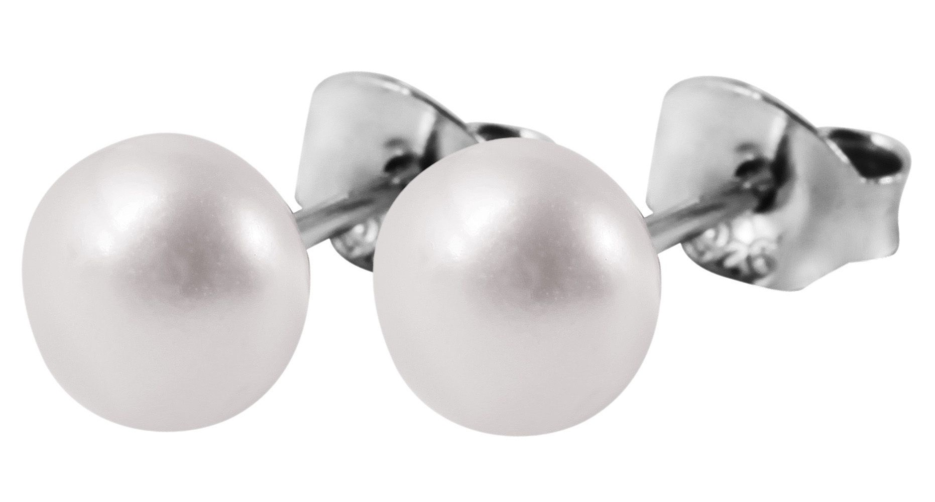 Adelia´s Paar Ohrhänger "Ohrringe – Ohrstecker aus 925 Silber mit Süßwasserperle" Eine schöne Geschenkidee für jeden Anlass