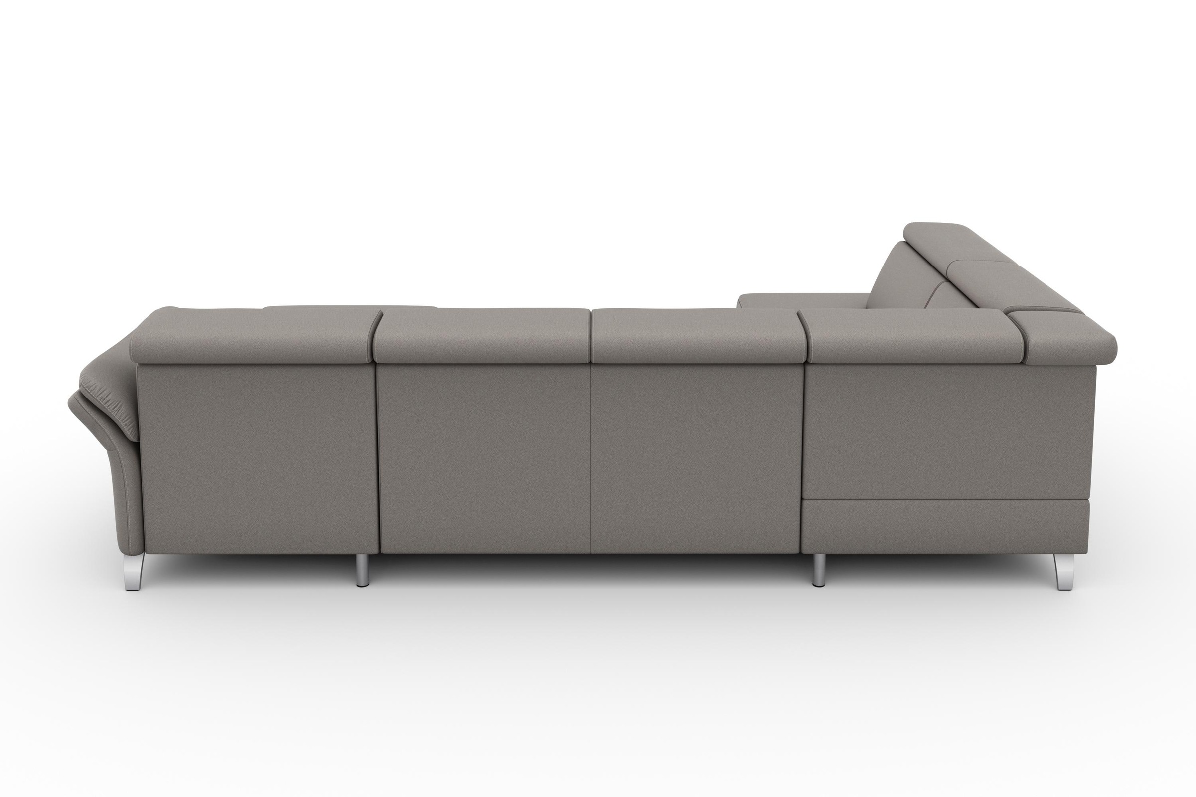 sit&more Wohnlandschaft »Vincenzo U-Form«, inklusive Kopfteilverstellung, wahlweise mit Bettfunktion, Bettkasten