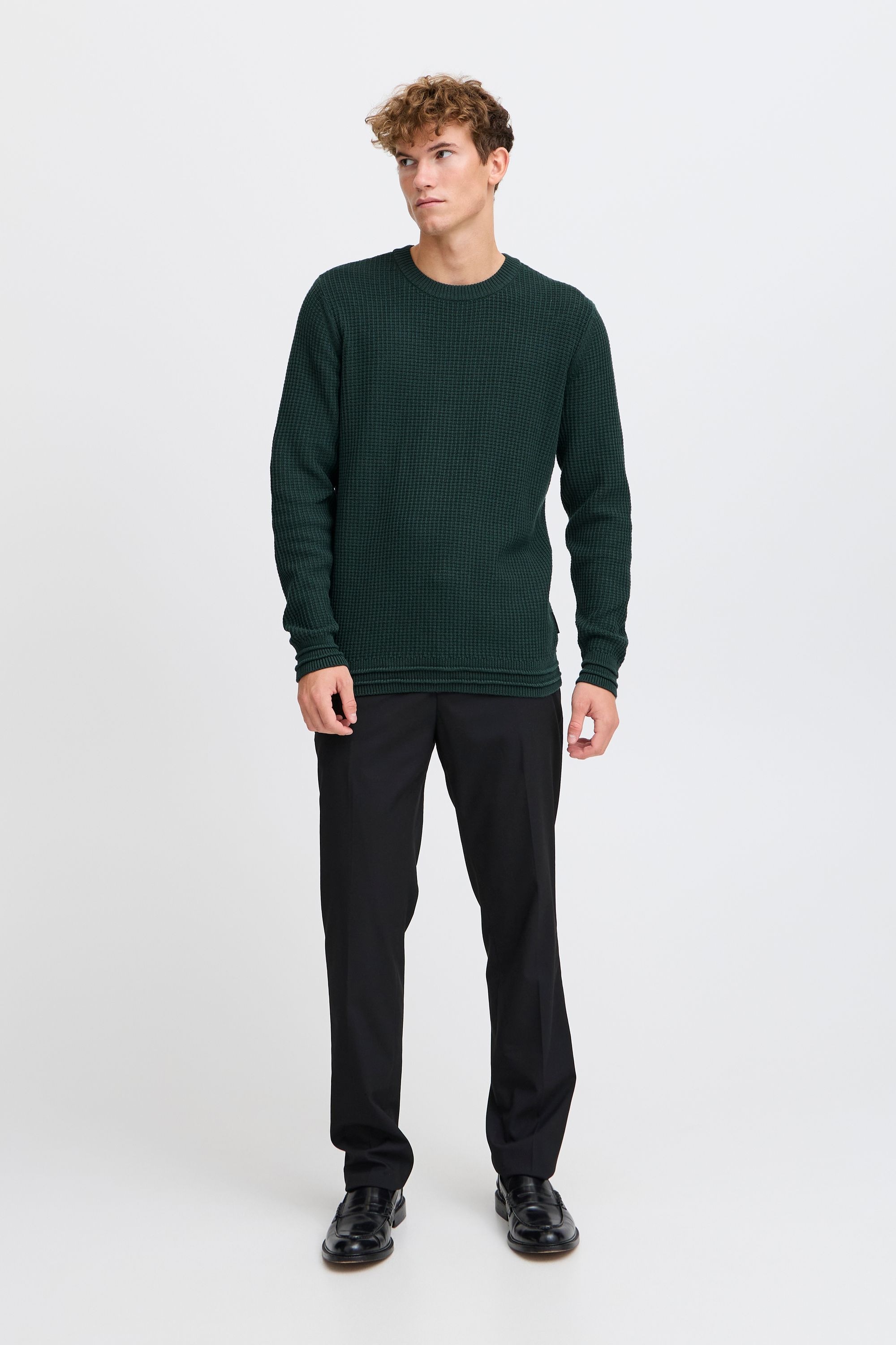 Casual Friday Strickpullover »Strickpullover CFKARL crew neck structured knit«