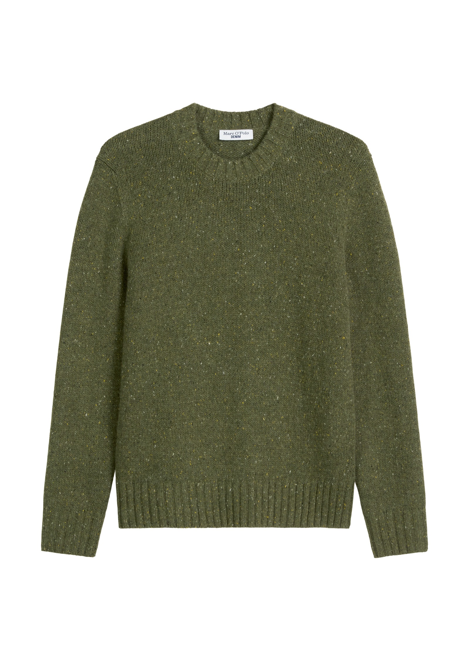 Marc O'Polo DENIM Rundhalspullover »aus weichem Schurwoll-Mix«
