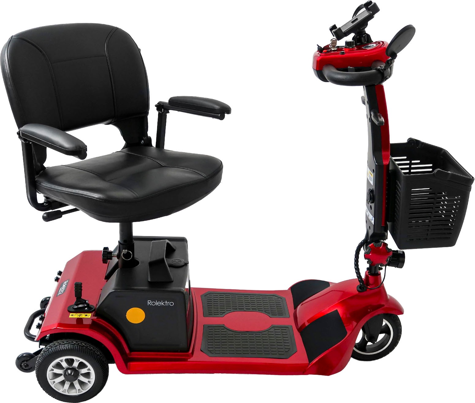 Thumbnail - Rolektro Elektromobil "E-Trike 6 V.3, Rot, 24V-20Ah Lithium-Akku, 300 Watt" 6 km/h