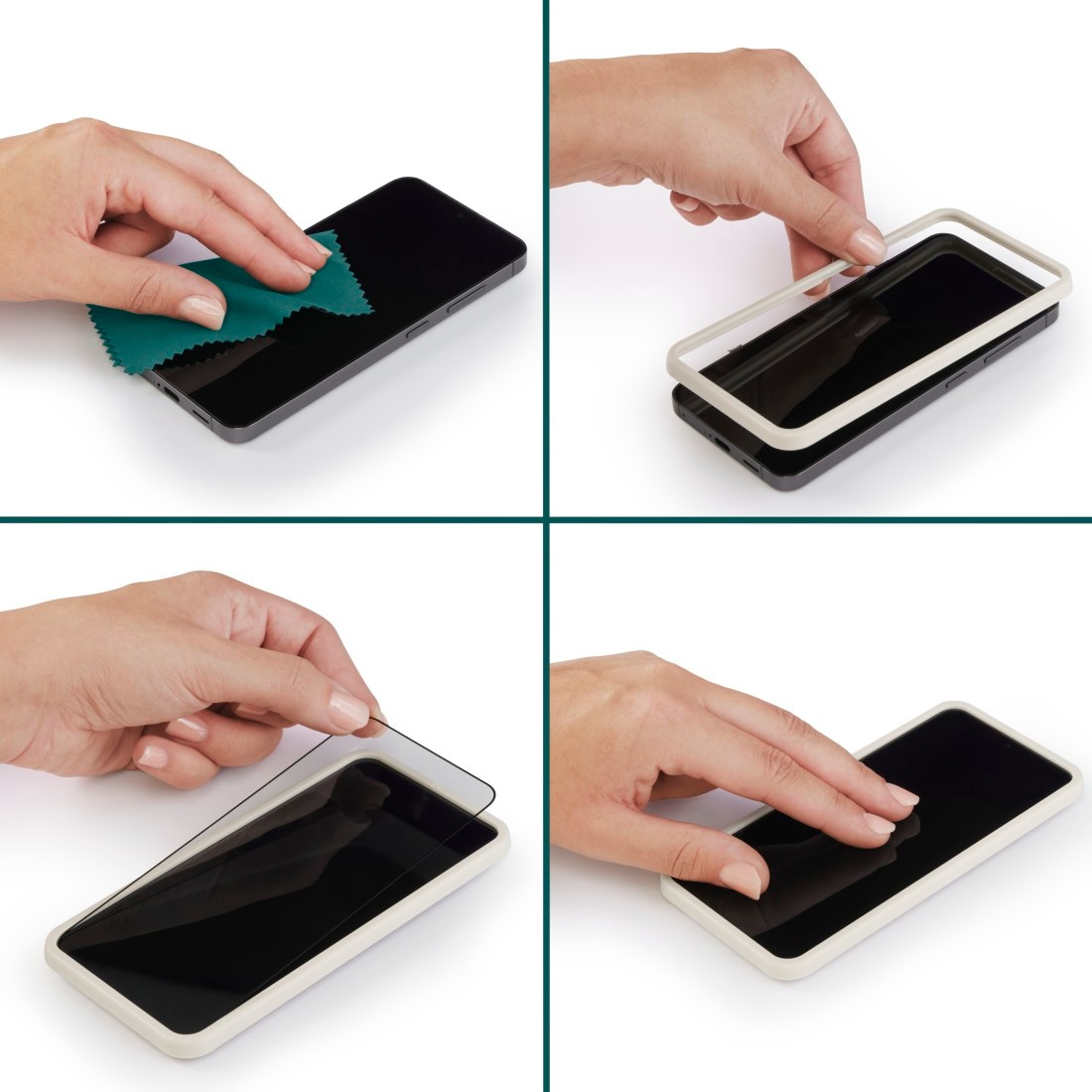 Hama Displayschutzglas »Displayschutzglas für Galaxy A15/A15 5G Panzerglas, D3O, Montagehilfe«, für Samsung Galaxy A15/A15 5G