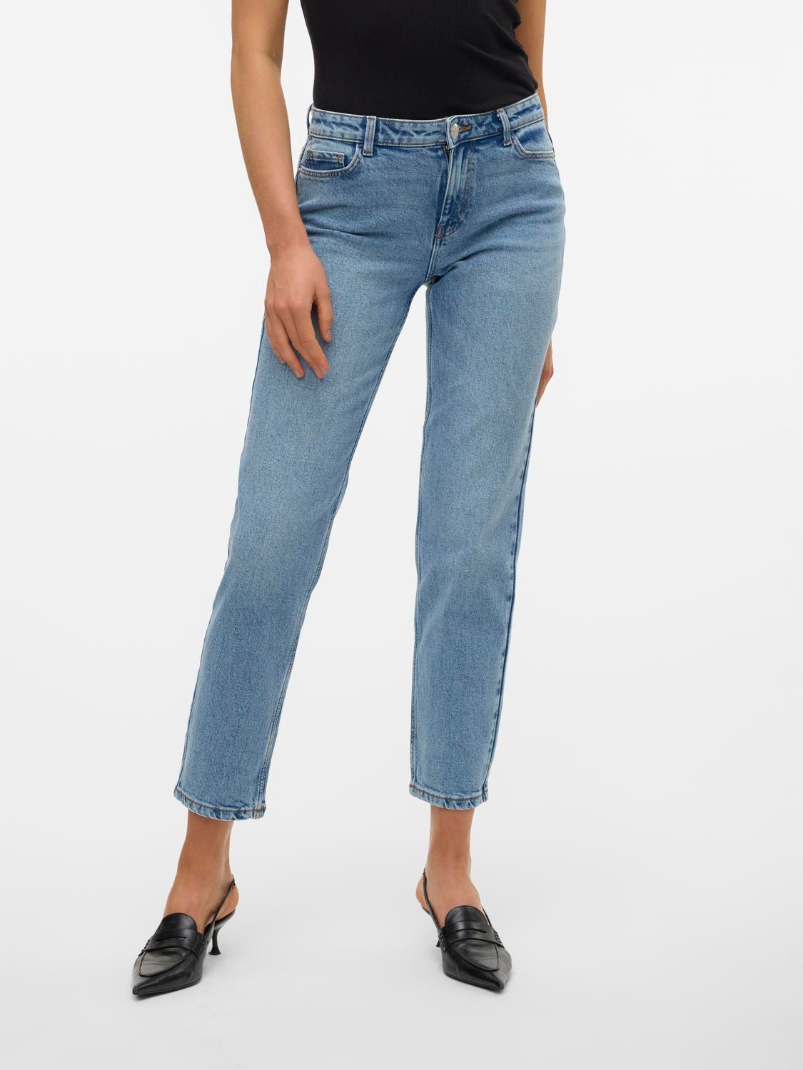 Vero Moda 5-Pocket-Jeans "VMKYLA MR STRAIGHT J VI3414 NOOS"