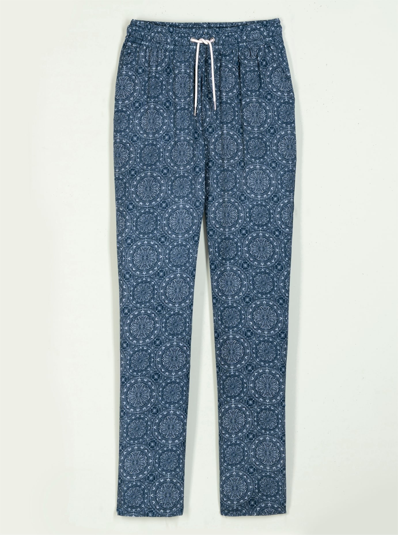 INSPIRATIONEN Women's Pull-On Pants Dark Blue/Champagne 54 3