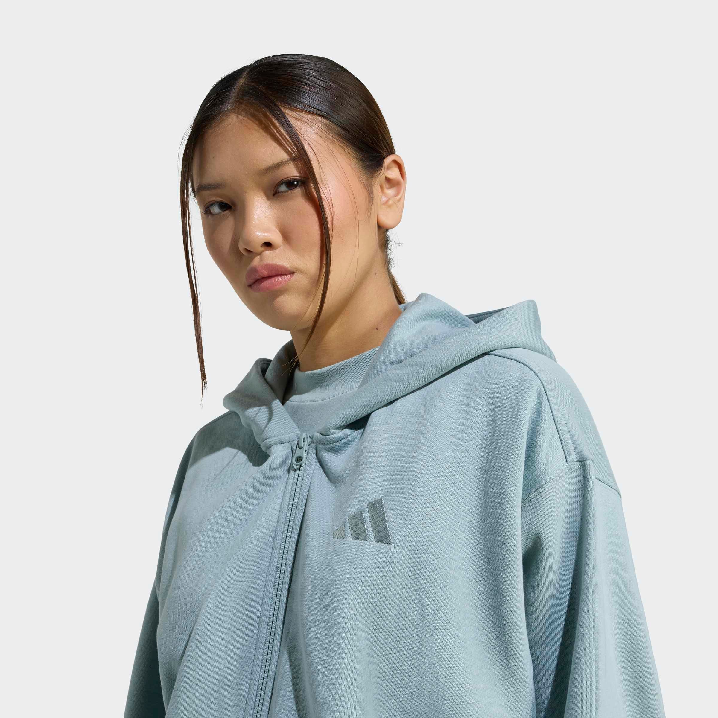 adidas Sportswear Kapuzensweatshirt »W ALL SZN FZ HD«
