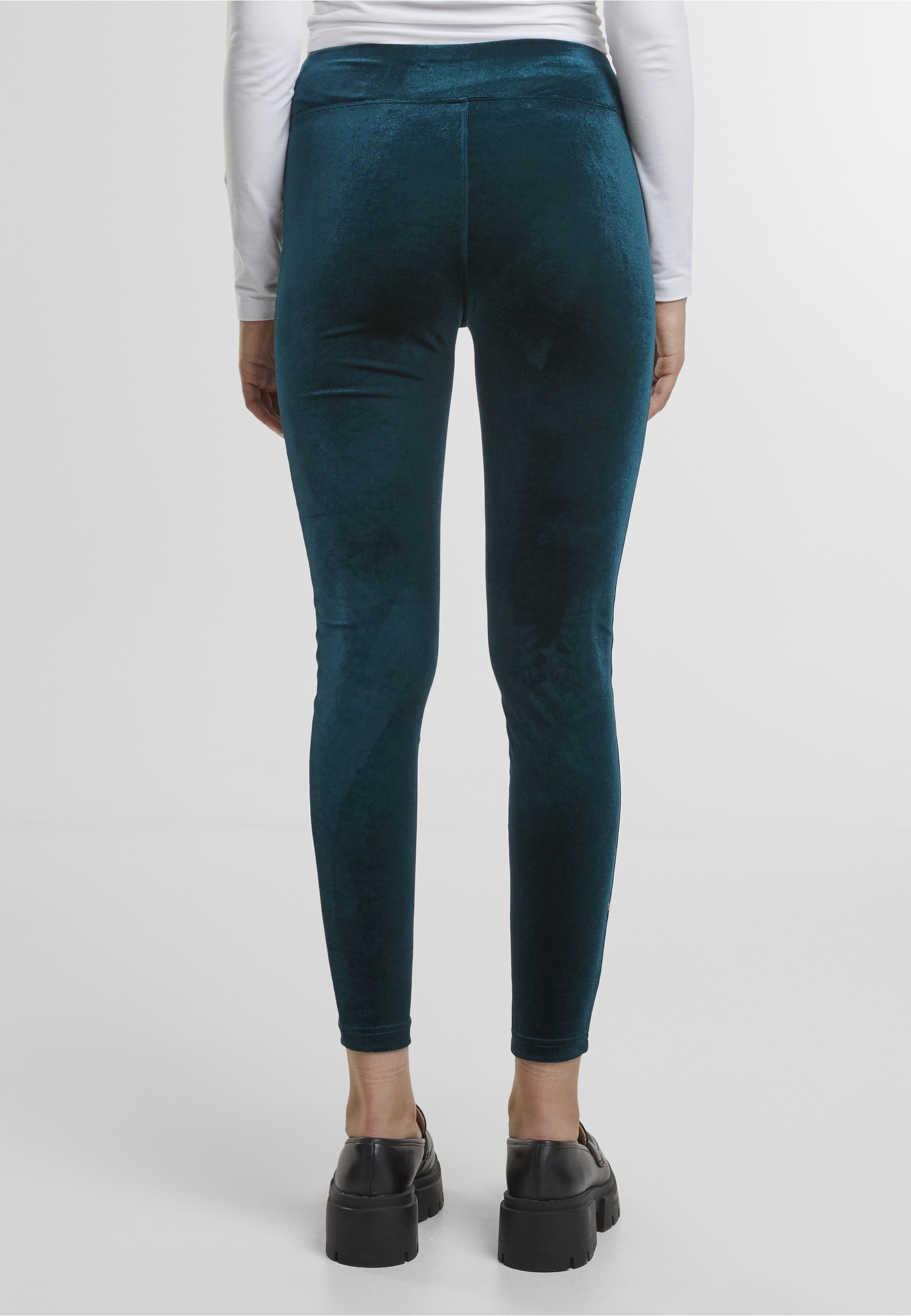 URBAN CLASSICS Leggings »Urban Classics Damen Ladies High Waist Velvet Leggings«