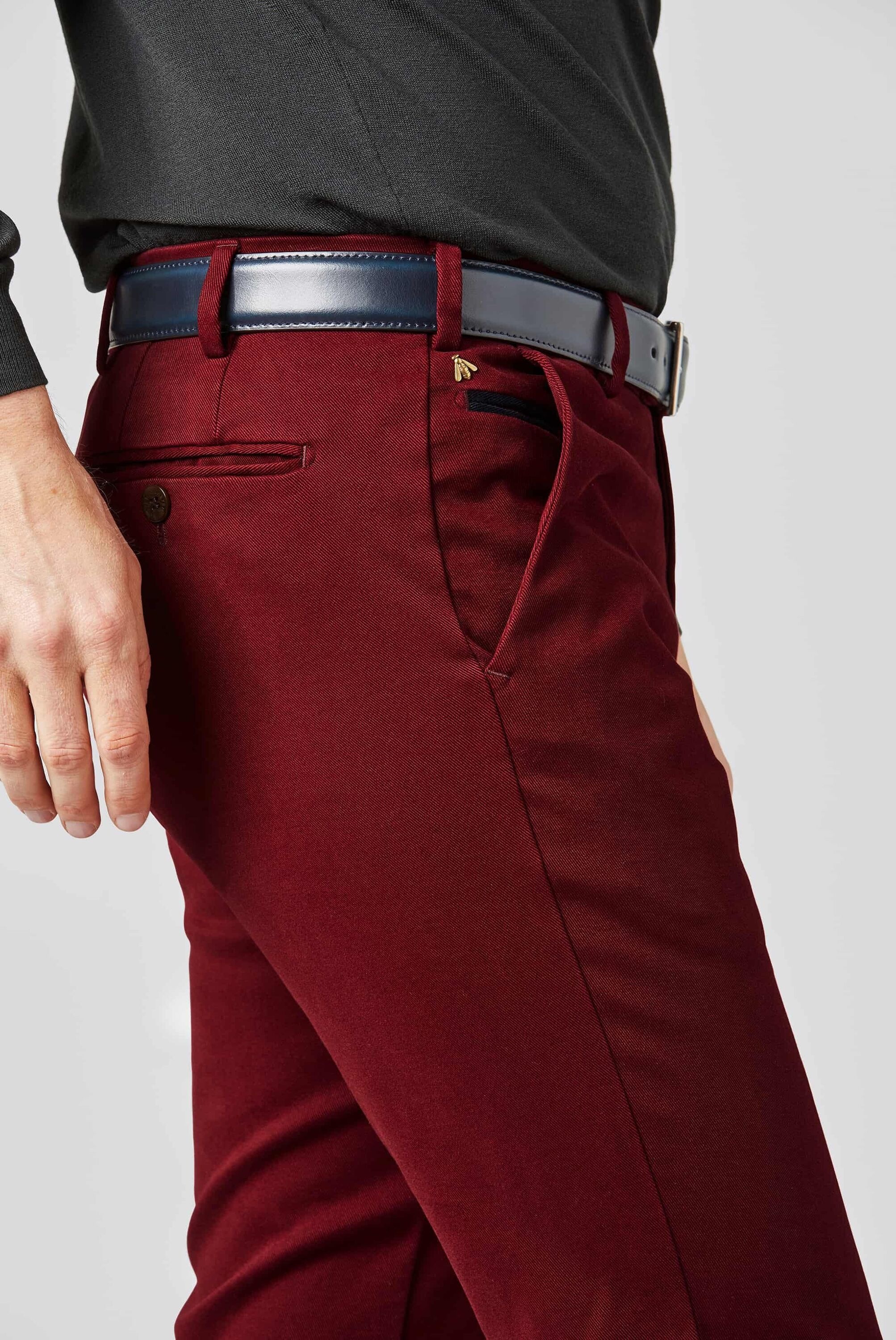 MEYER Chinos »Bonn«, Super-Stretch Winter Twill