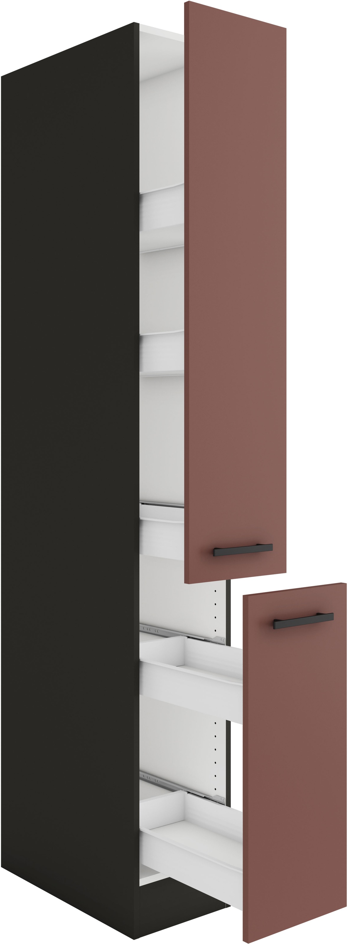 OPTIFIT Apothekerschrank »Palma«, Breite 30 cm, Höhe 206,8 cm, 2 Auszüge, 5 Ablagen