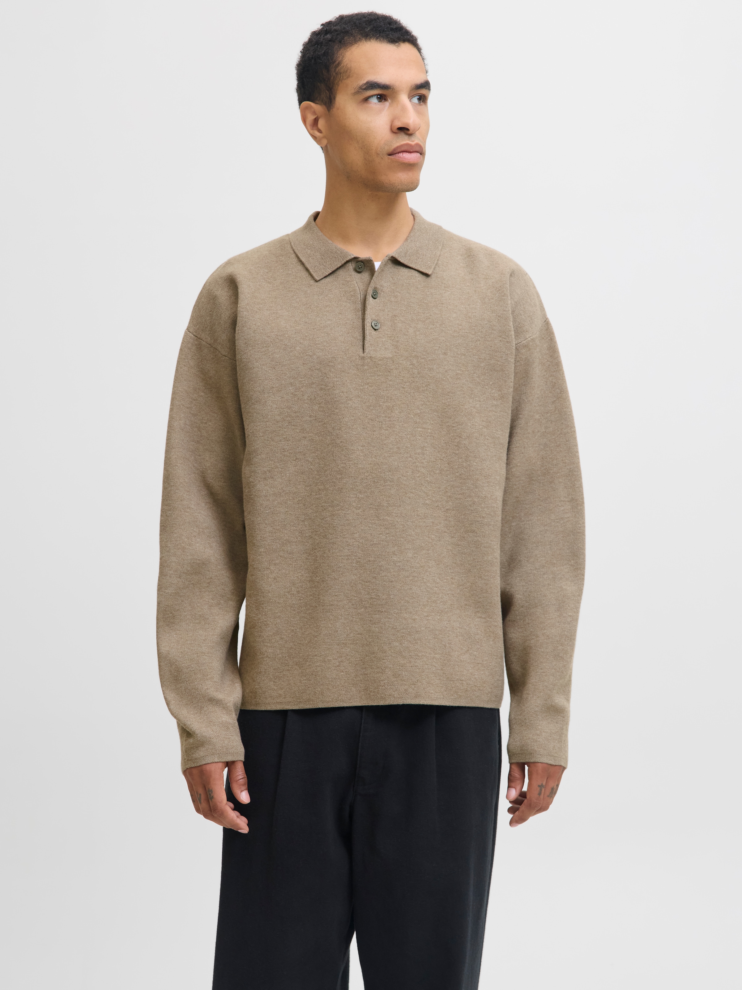 Jack & Jones Polokragenpullover "JPRBLABRADFORT KNIT POLO" günstig online kaufen