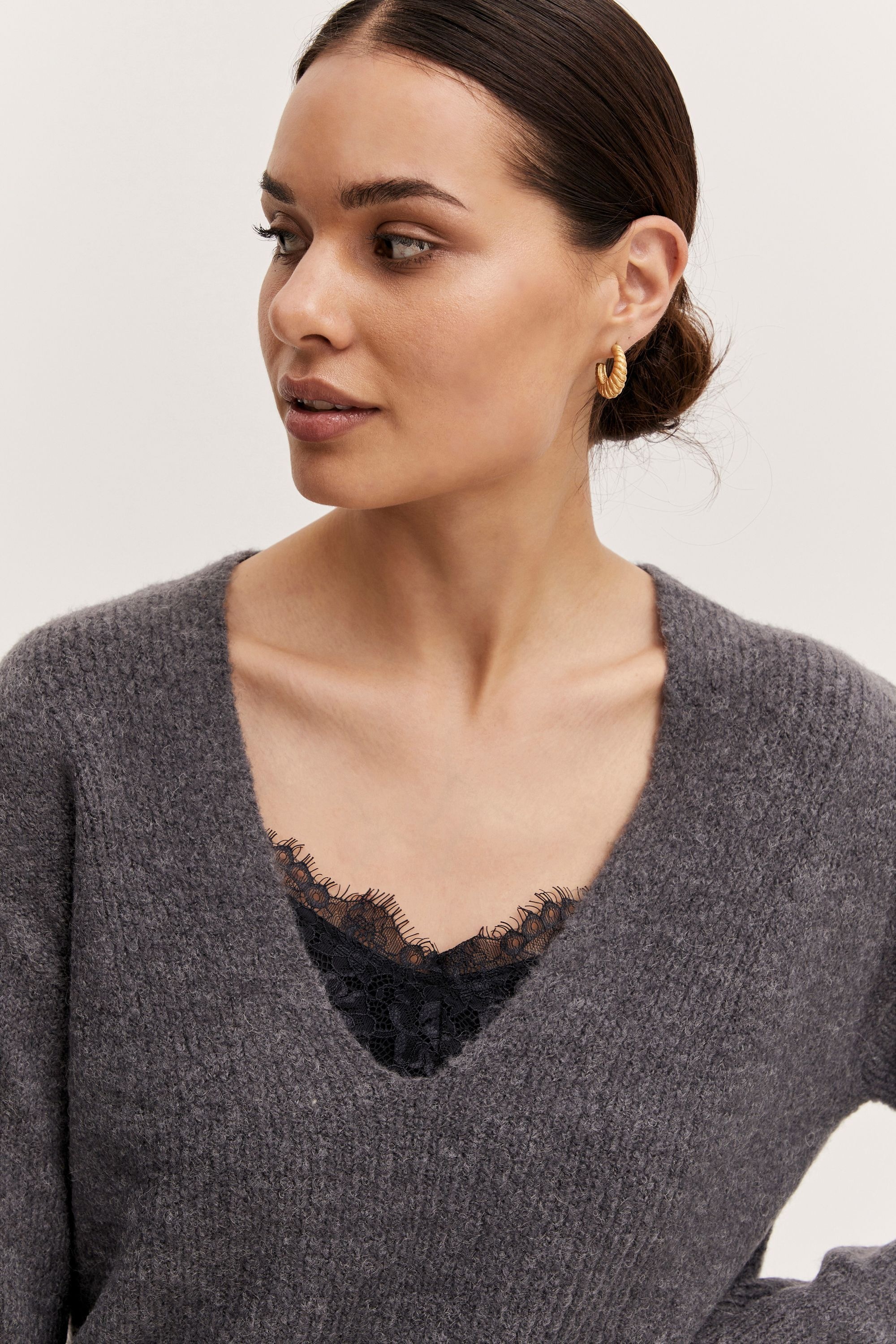b.young Strickfleece-Pullover »Strickpullover BYMirelle«