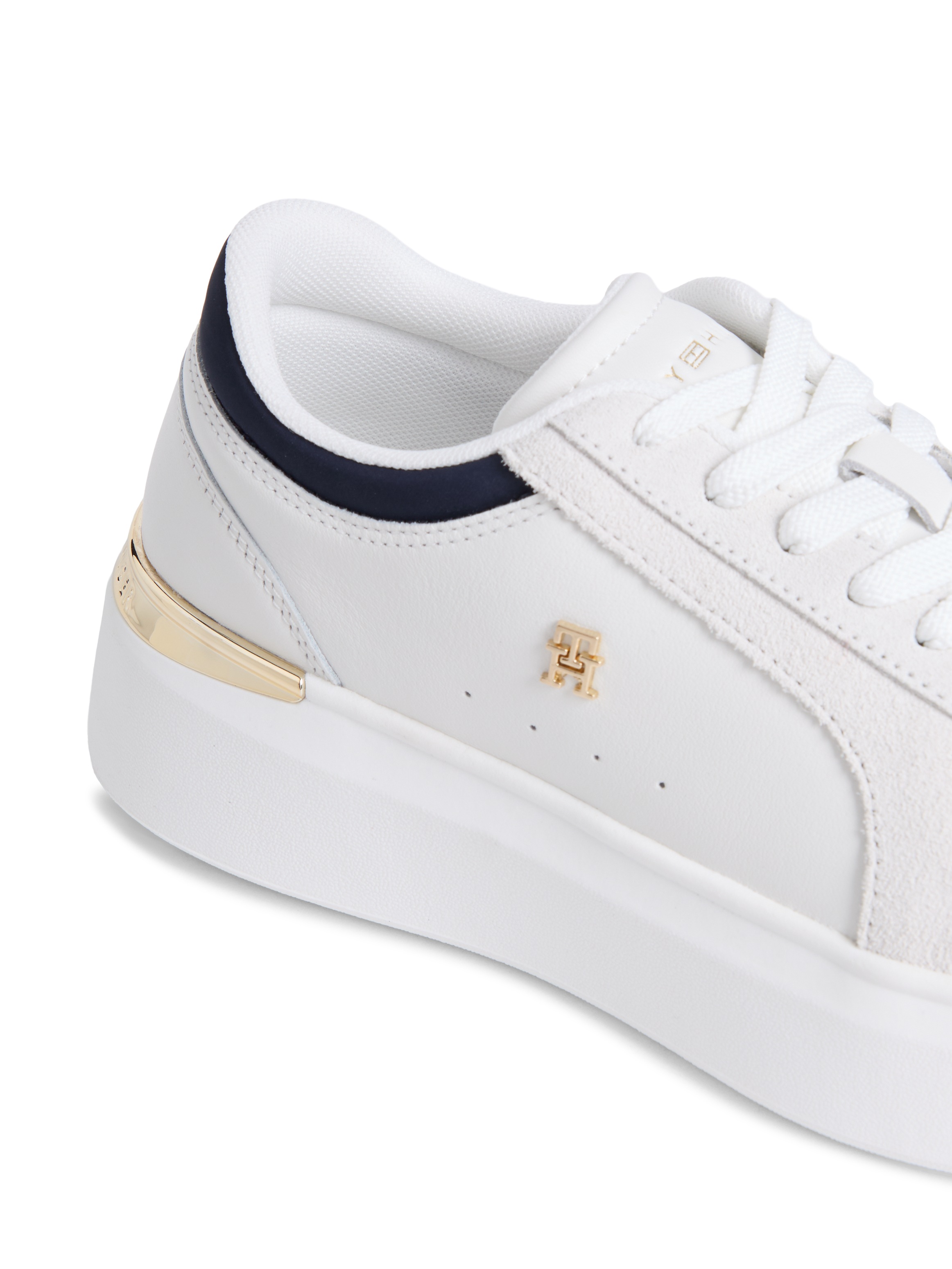 Tommy Hilfiger Plateausneaker "TH SATIN PLATFORM SNEAKER" Freizeitschuh, Sc günstig online kaufen