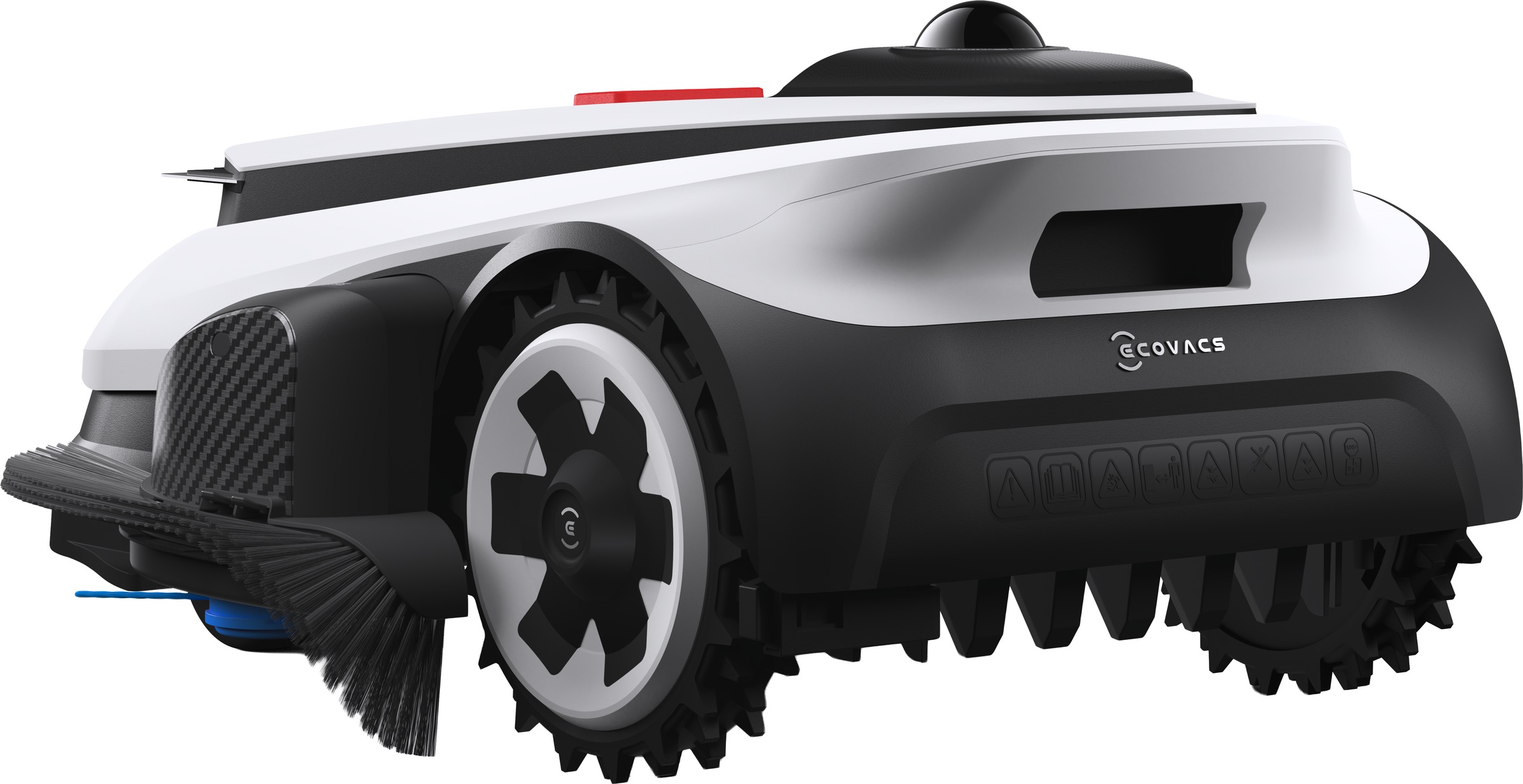 ECOVACS Rasenmähroboter »GOAT A1600 LiDAR PRO« Mäheffizienz von 400 m²/h, Trimmer (8500 rpm),   Dual-LiDAR Navigation, leistungsstarker 32-V Energieplattform