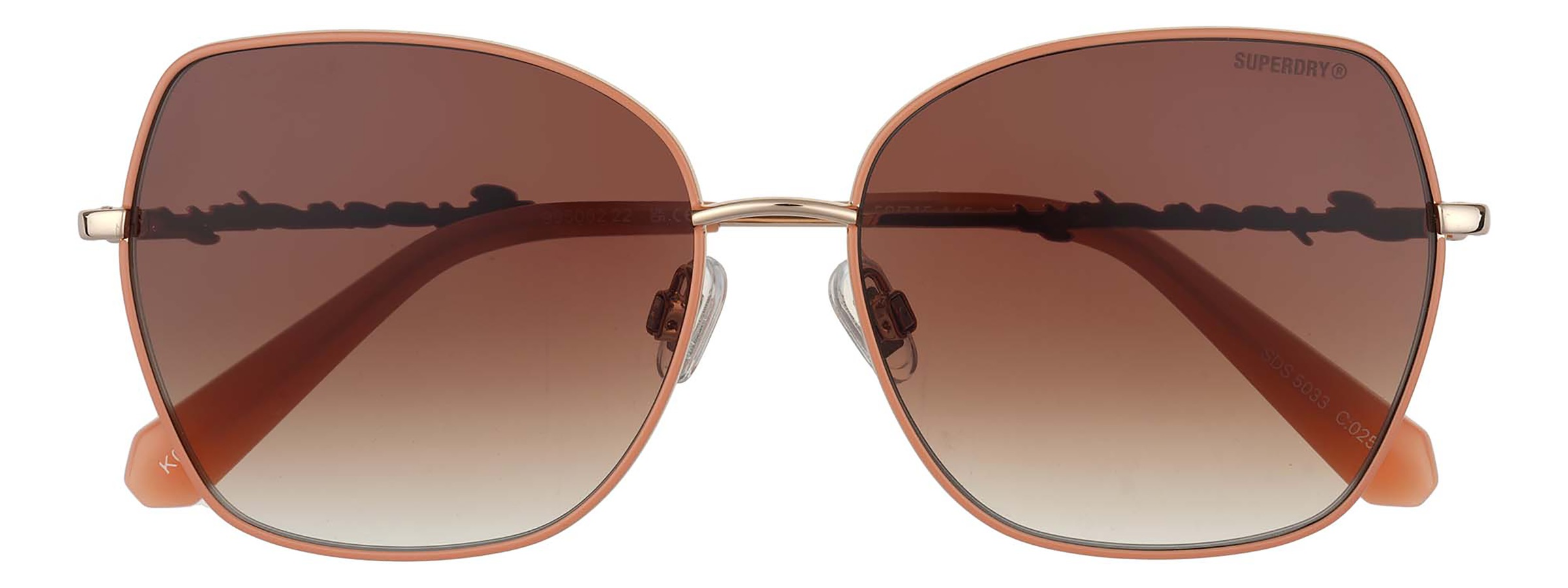 Superdry Sonnenbrille "Modell 995062" Form Butterfly, Logoschriftzug auf Bü günstig online kaufen