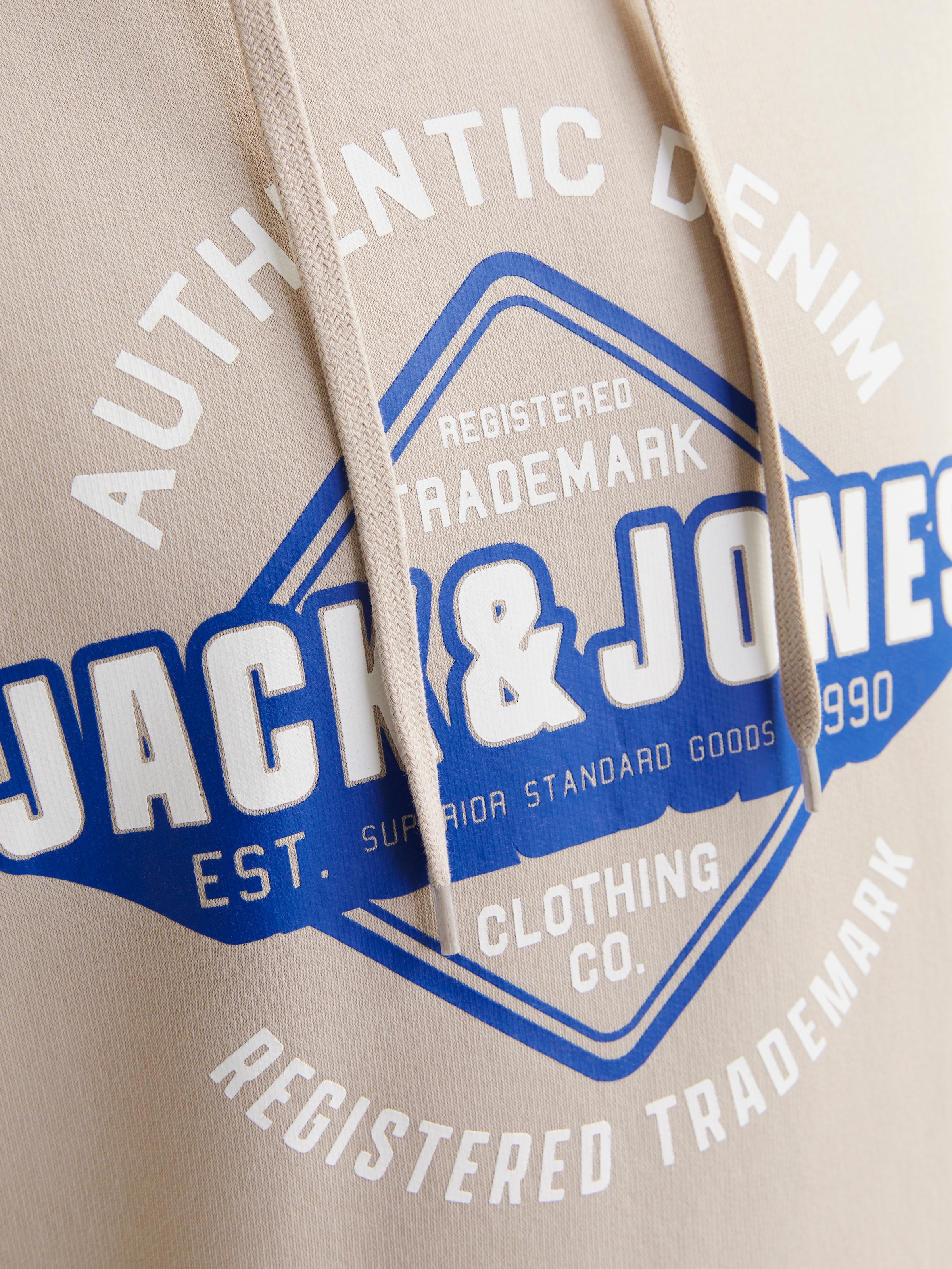 Jack & Jones Kapuzensweatshirt »JJELOGO SWEAT HOOD 2 COL 24/25 NOOS«, mit Logo Print
