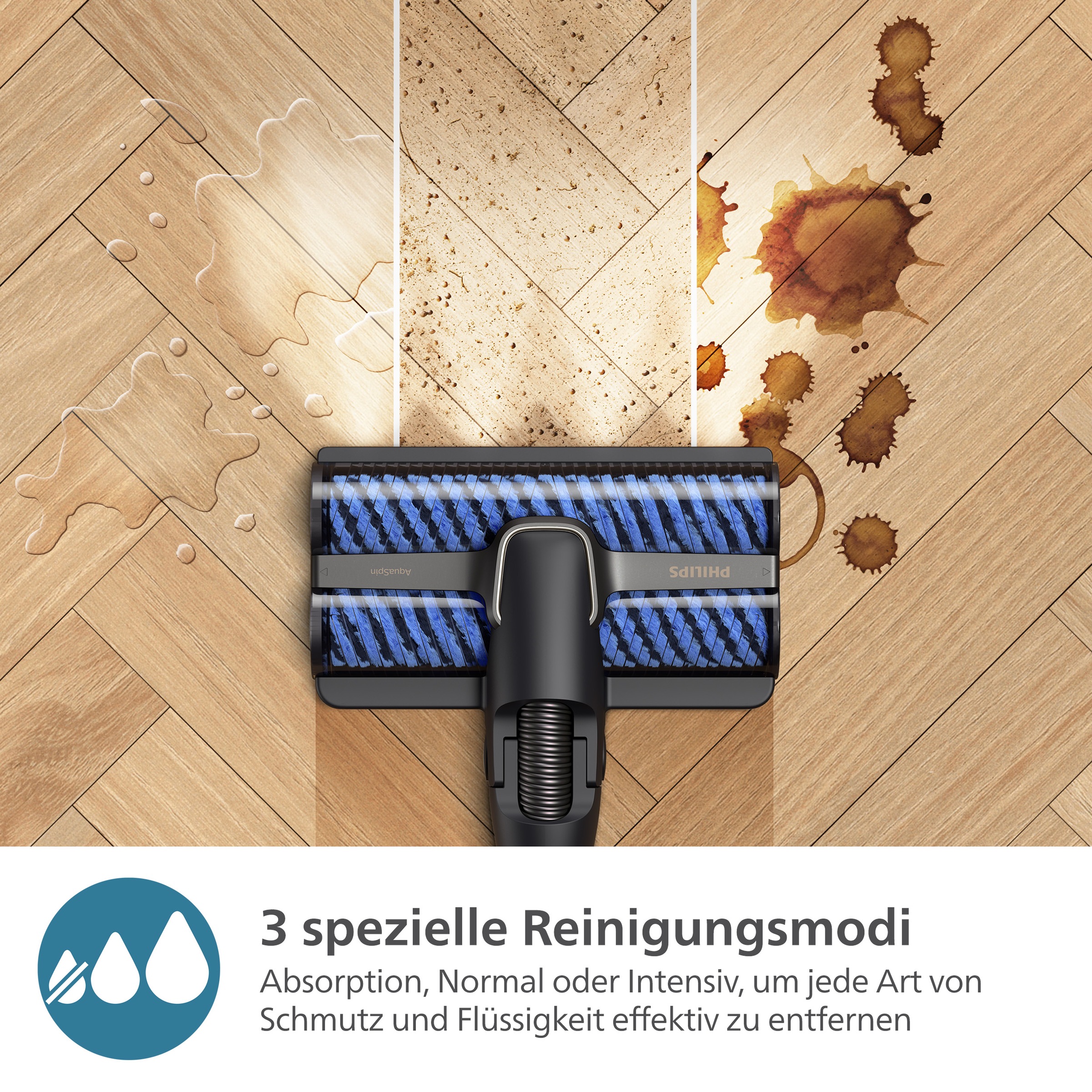 Philips Nass-Trocken-Sauger "AquaTrio Cordless 9000 Series XW9463/11" 3-in- günstig online kaufen
