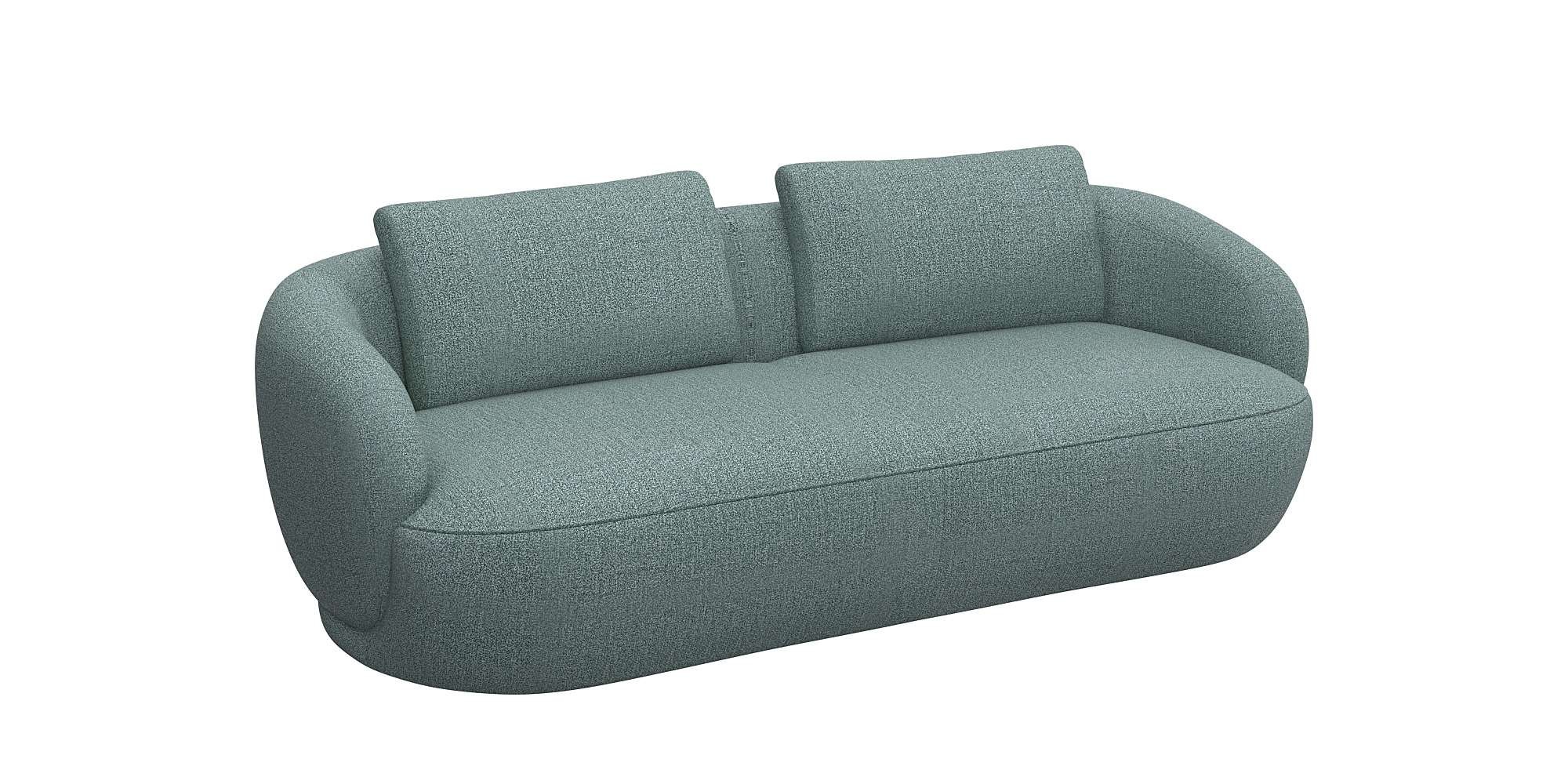 FLEXLUX 3-Sitzer »Torino, rund und bequem, Couch, Dreisitzer, OTTOs Choice«, Modernes, organisches Sofa-Design, Kaltschaum, Wellenunterfederung