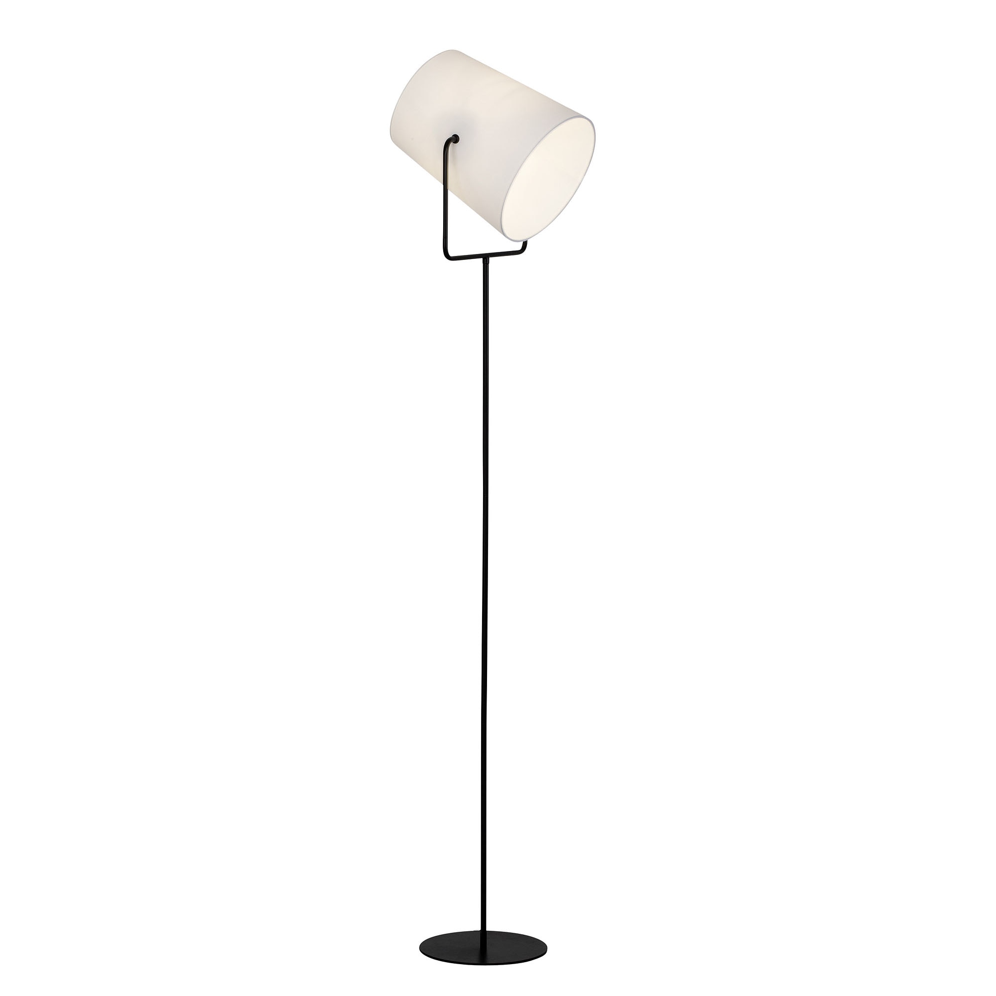 Brilliant Leuchten Tischleuchte Bucket, E27, 1 St., Stehlampe 1flg schwarz/weiß