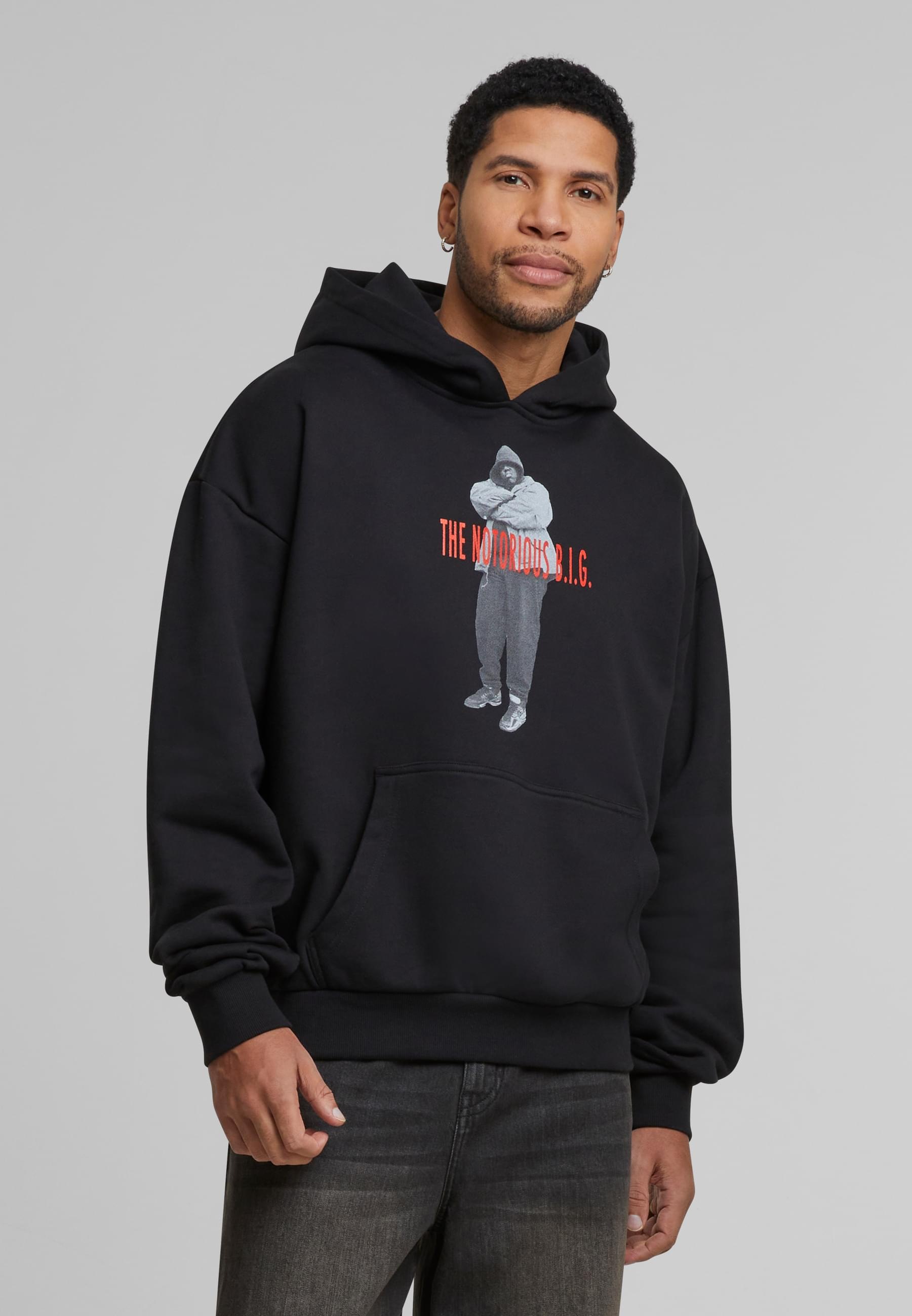 Upscale by Mister Tee Kapuzensweatshirt »Upscale by Mister Tee Herren Biggie Smalls Concrete Hoody«, (1 tlg.)
