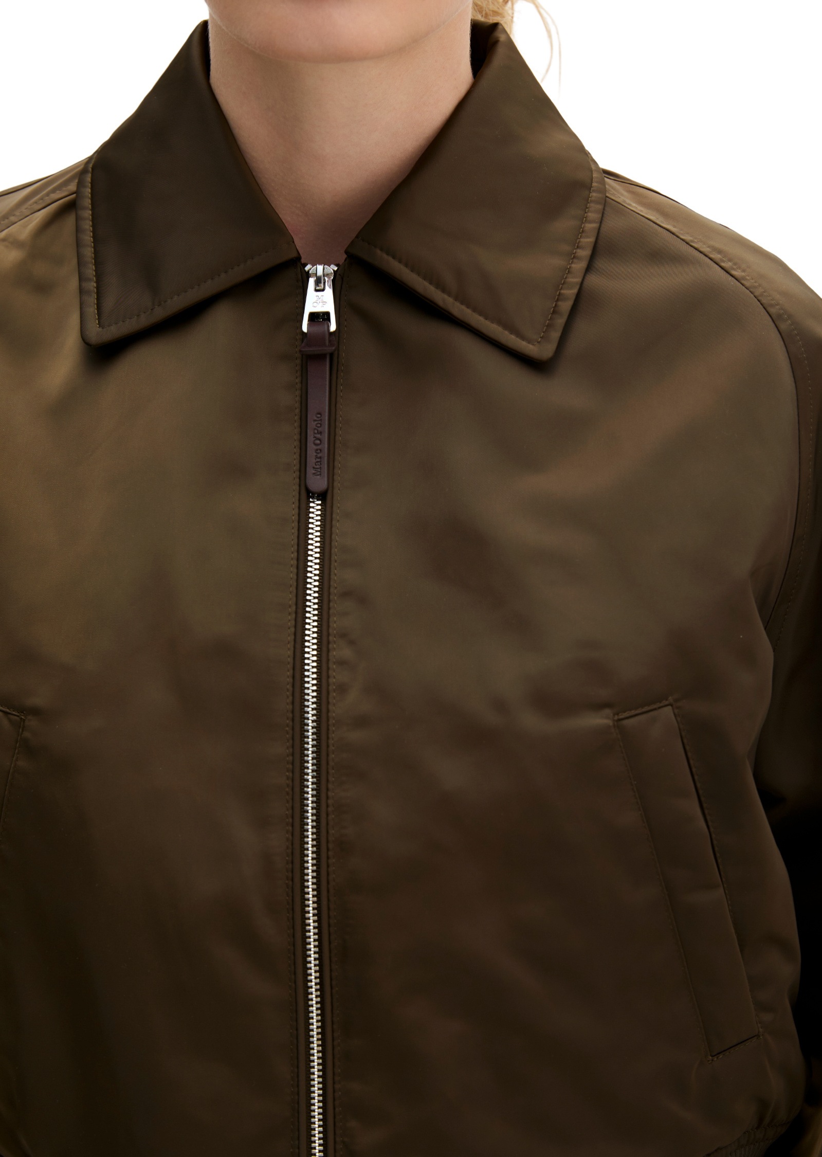 Marc O'Polo Outdoorjacke »aus recyceltem Shiny-Polyester-Twill«