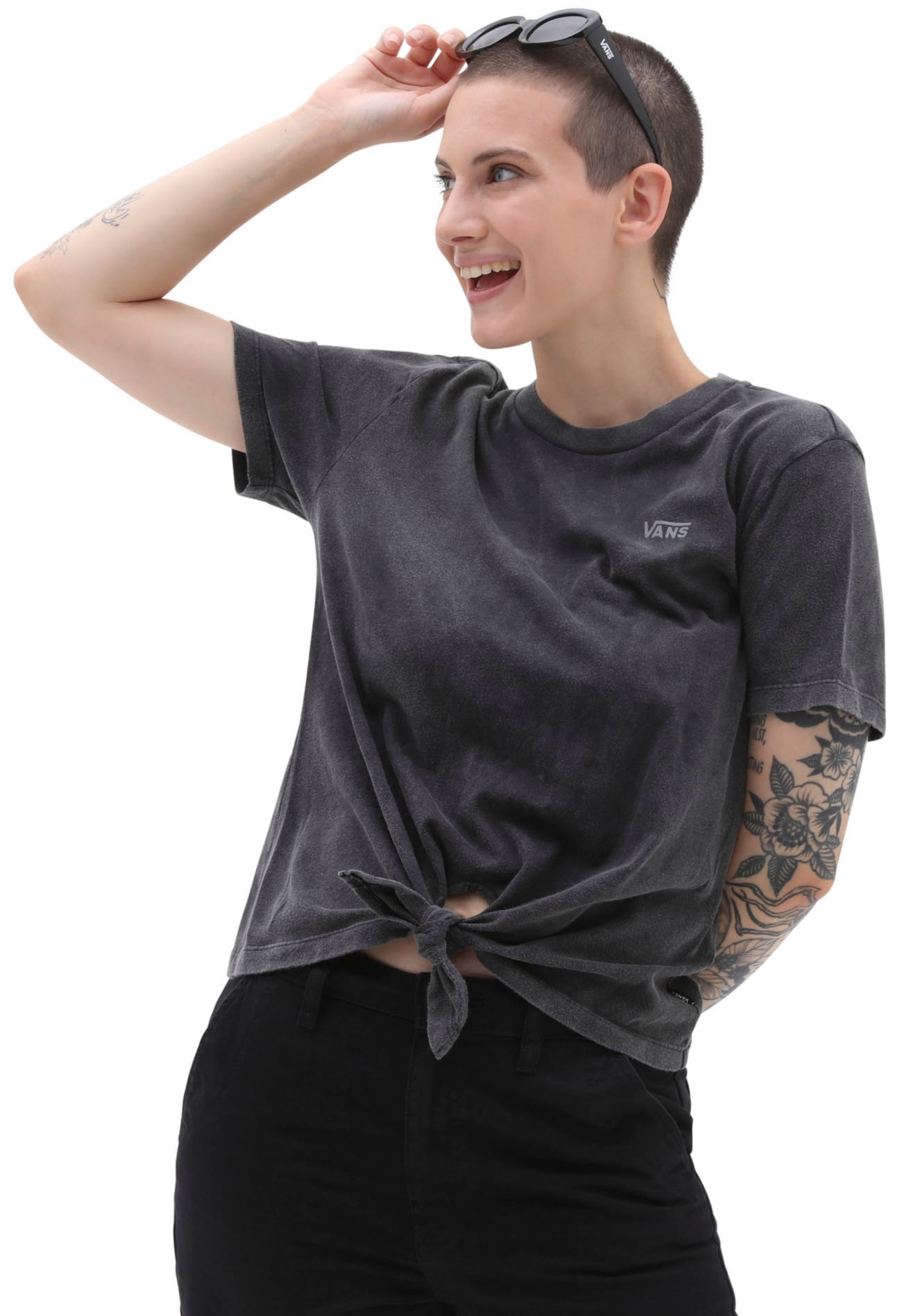 Vans T-Shirt »WM JUNIOR V WASH KNOT TEE«